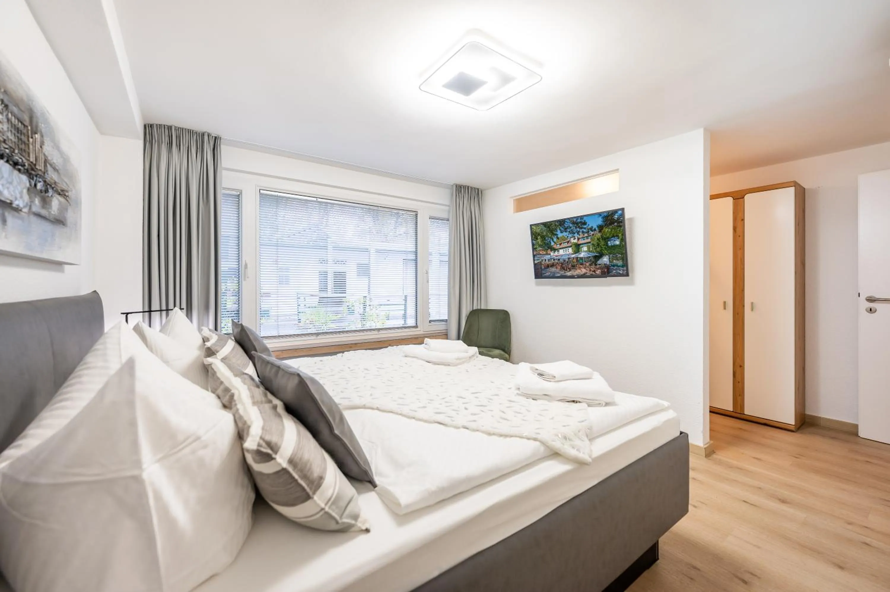 Bed in Oma's Küche & Quartier