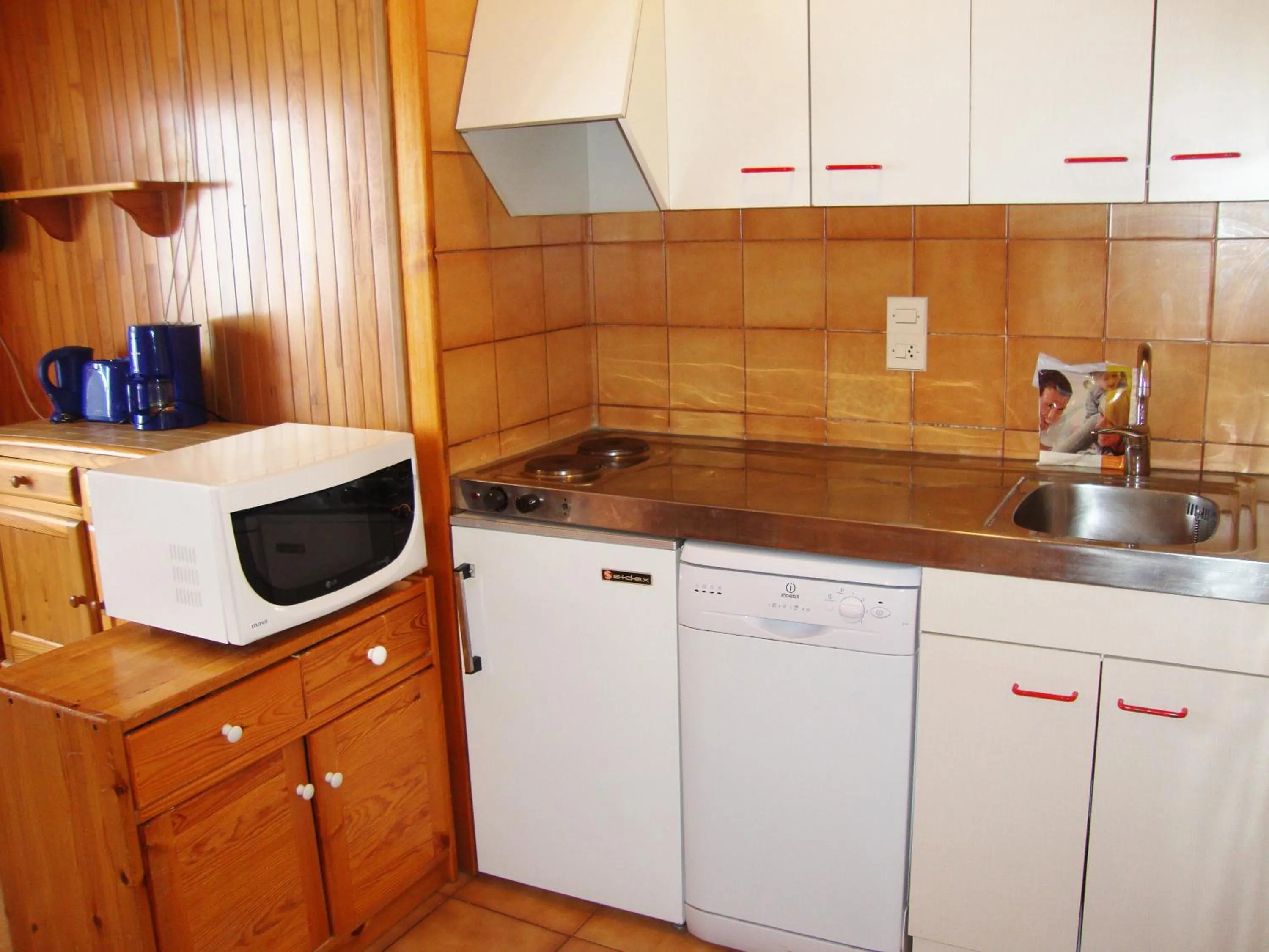 Kitchen or kitchenette in Apartamentos Paradis Blanc 3000