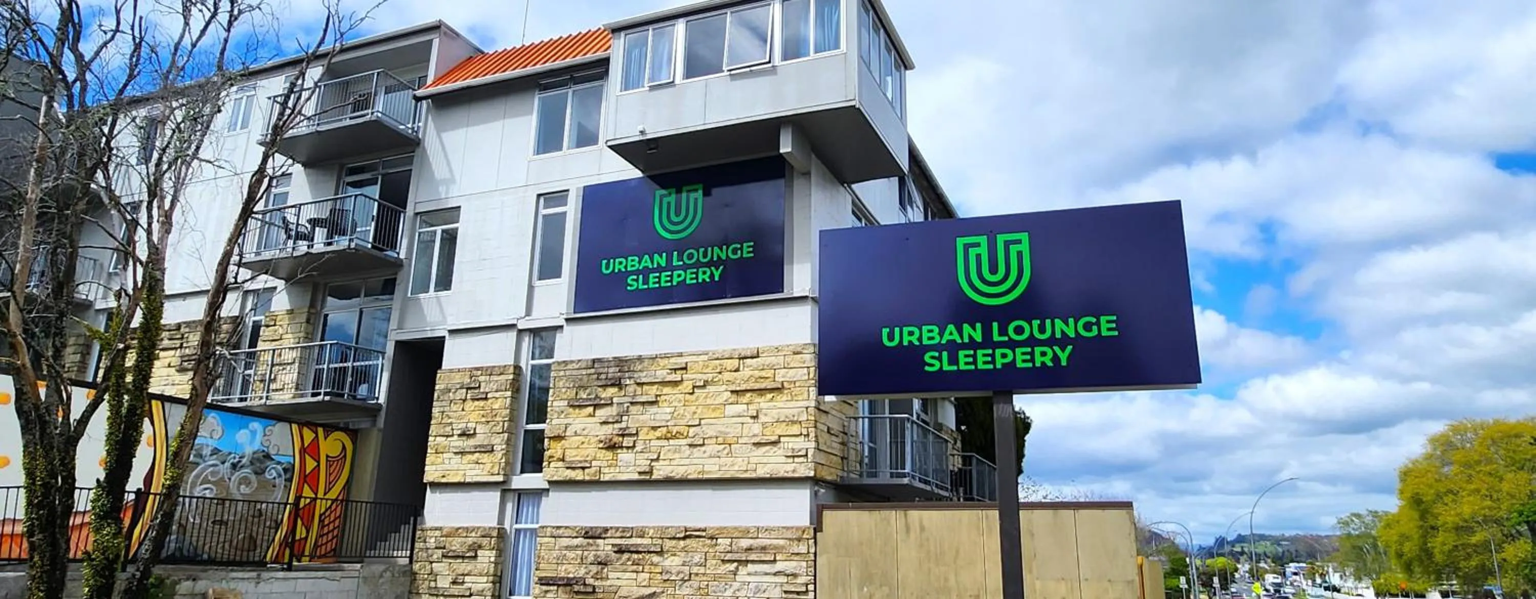 Property building in Urban Lounge Sleepery, SureStay Collection by BW