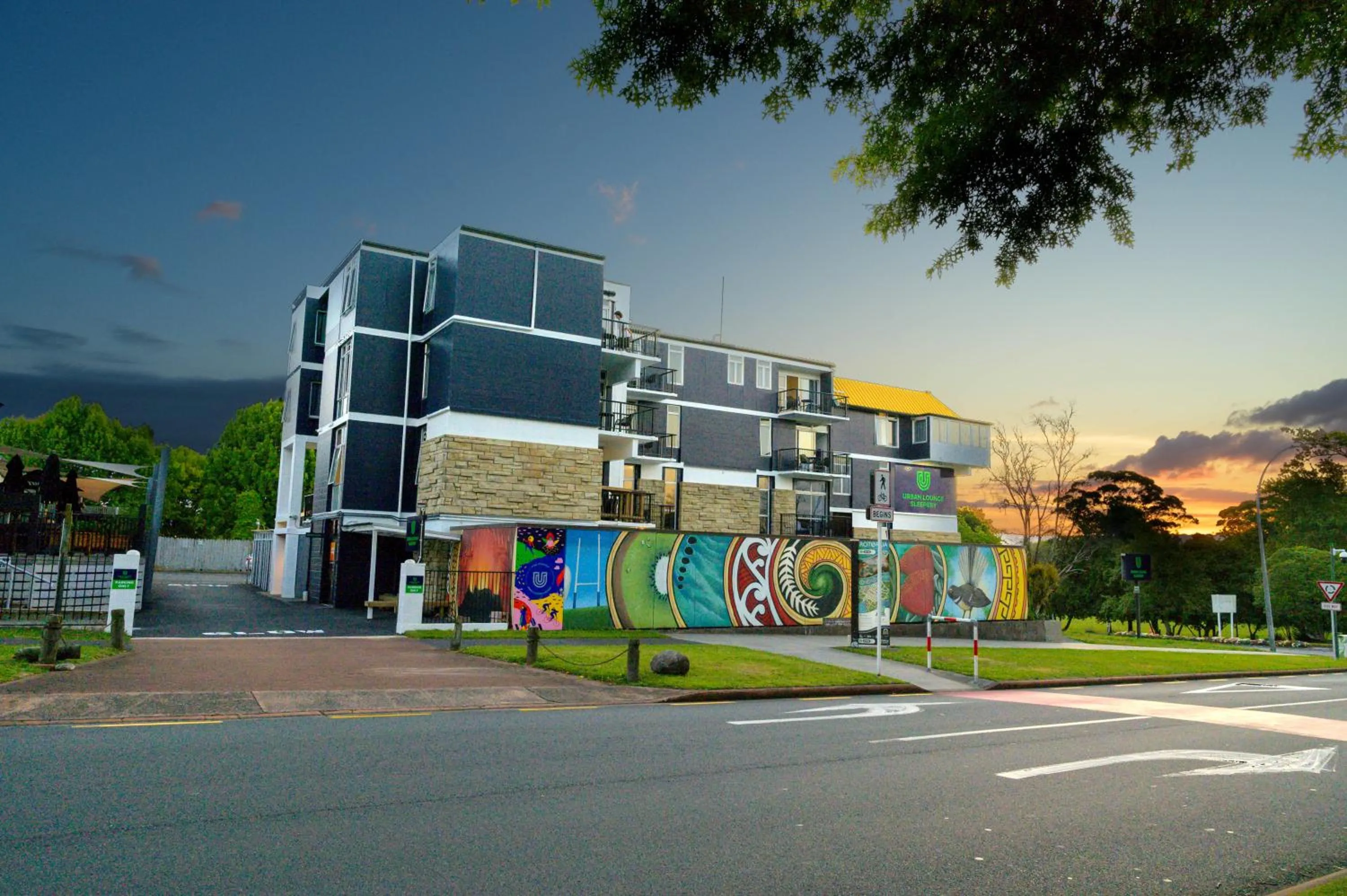 Property building in Urban Lounge Sleepery, SureStay Collection by BW