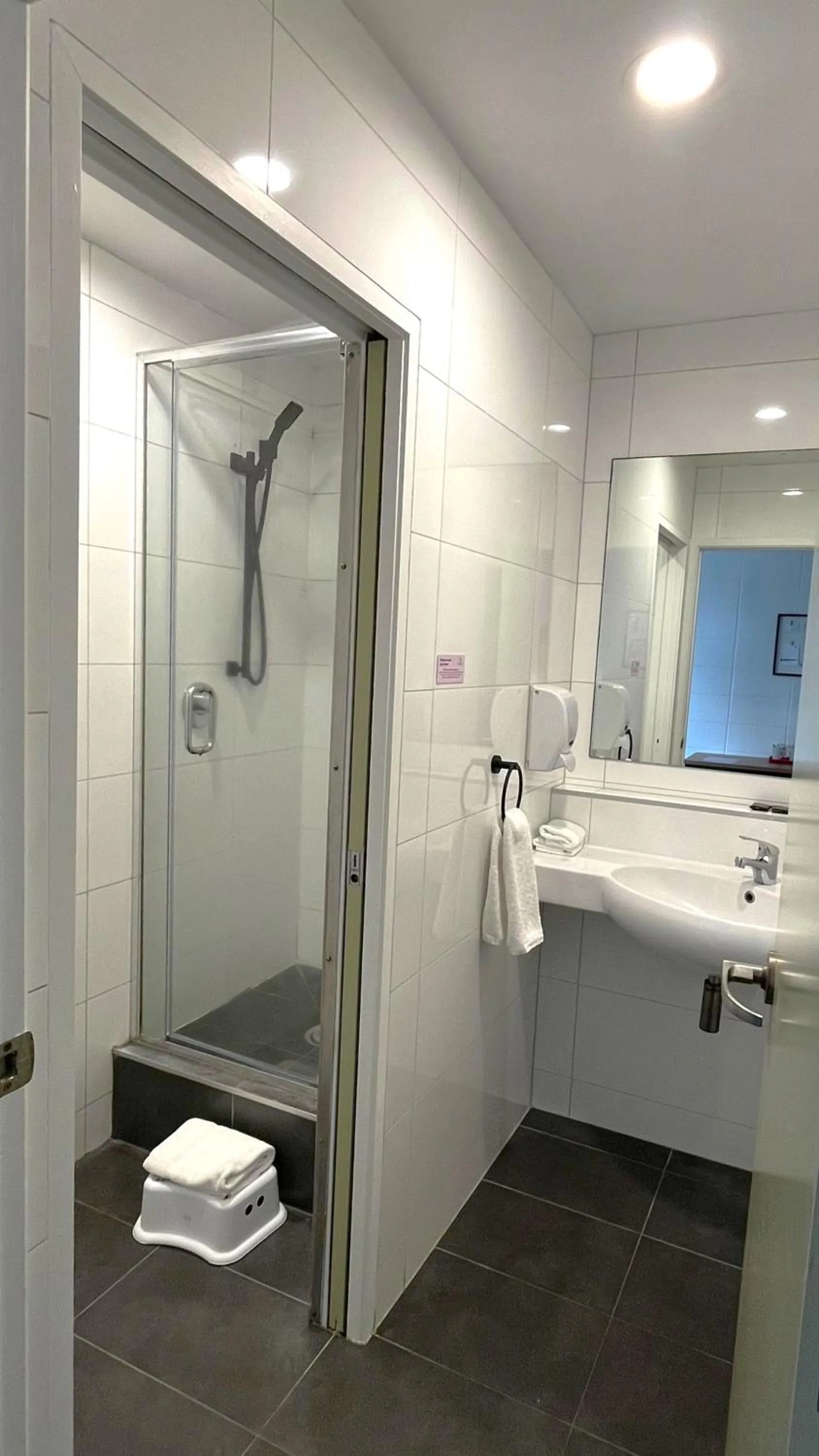 Bathroom in Urban Lounge Sleepery, SureStay Collection by BW