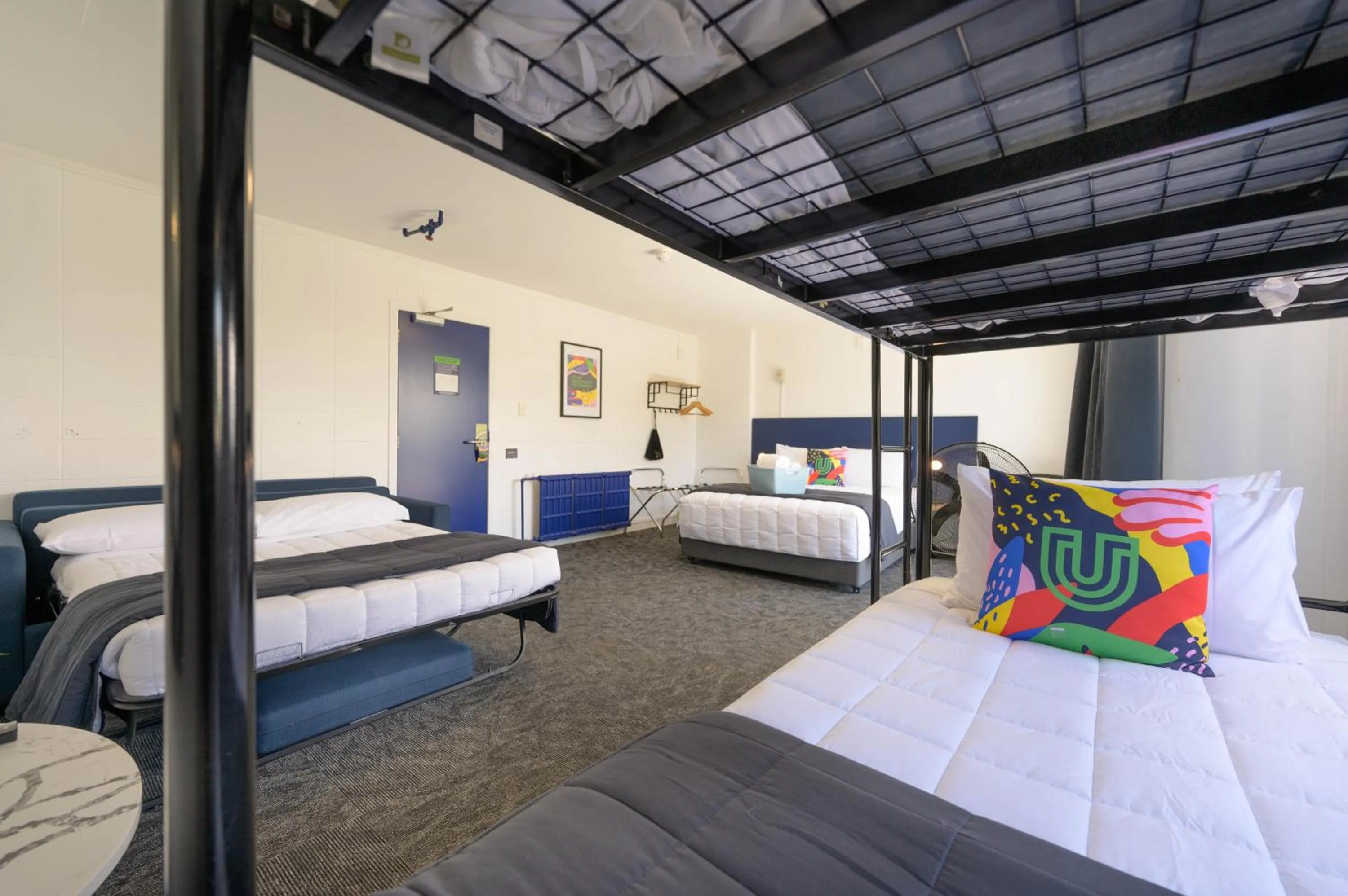 Bedroom, Bed in Urban Lounge Sleepery, SureStay Collection by BW