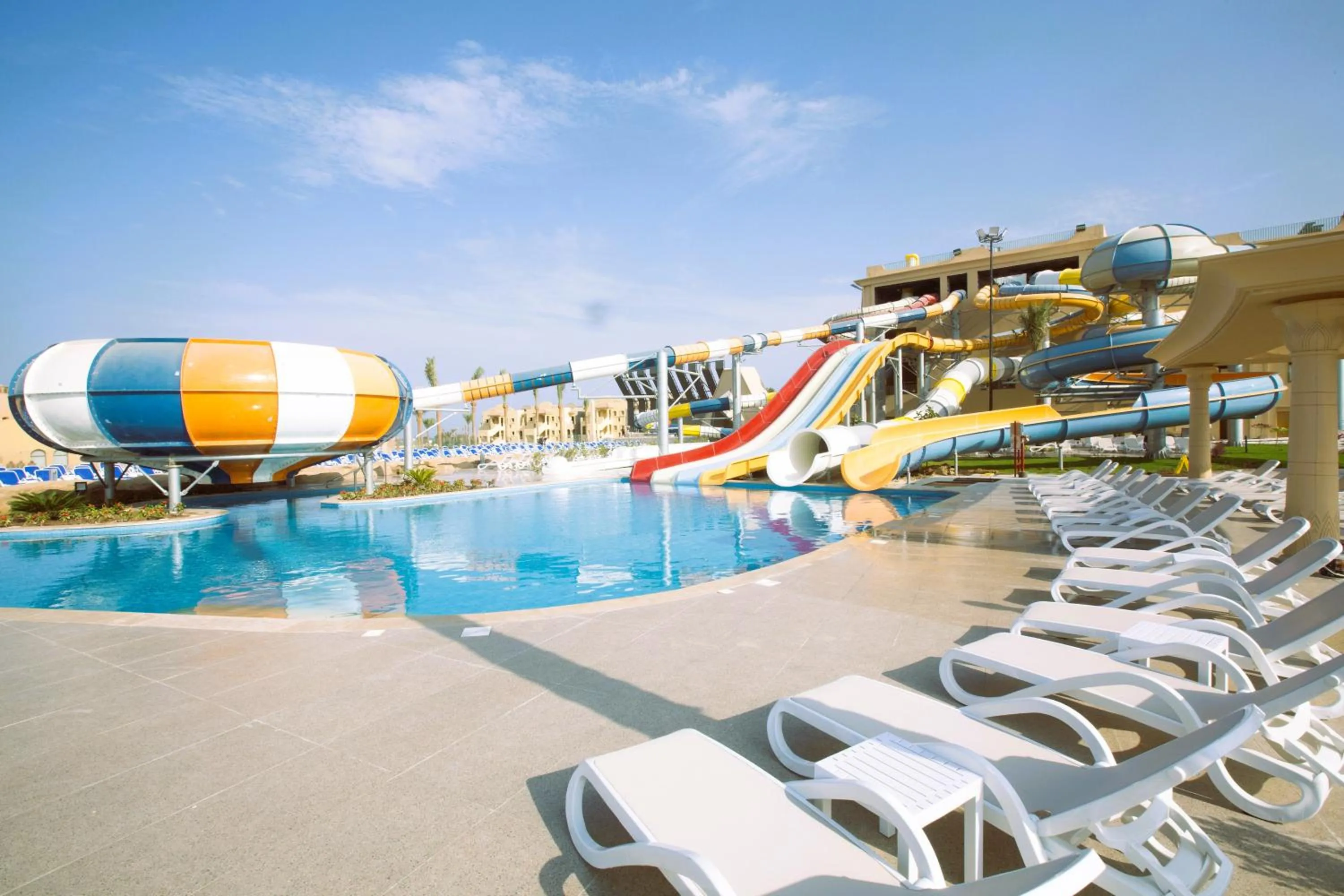 Aqua park in Stella Gardens Resort & Spa, Makadi Bay