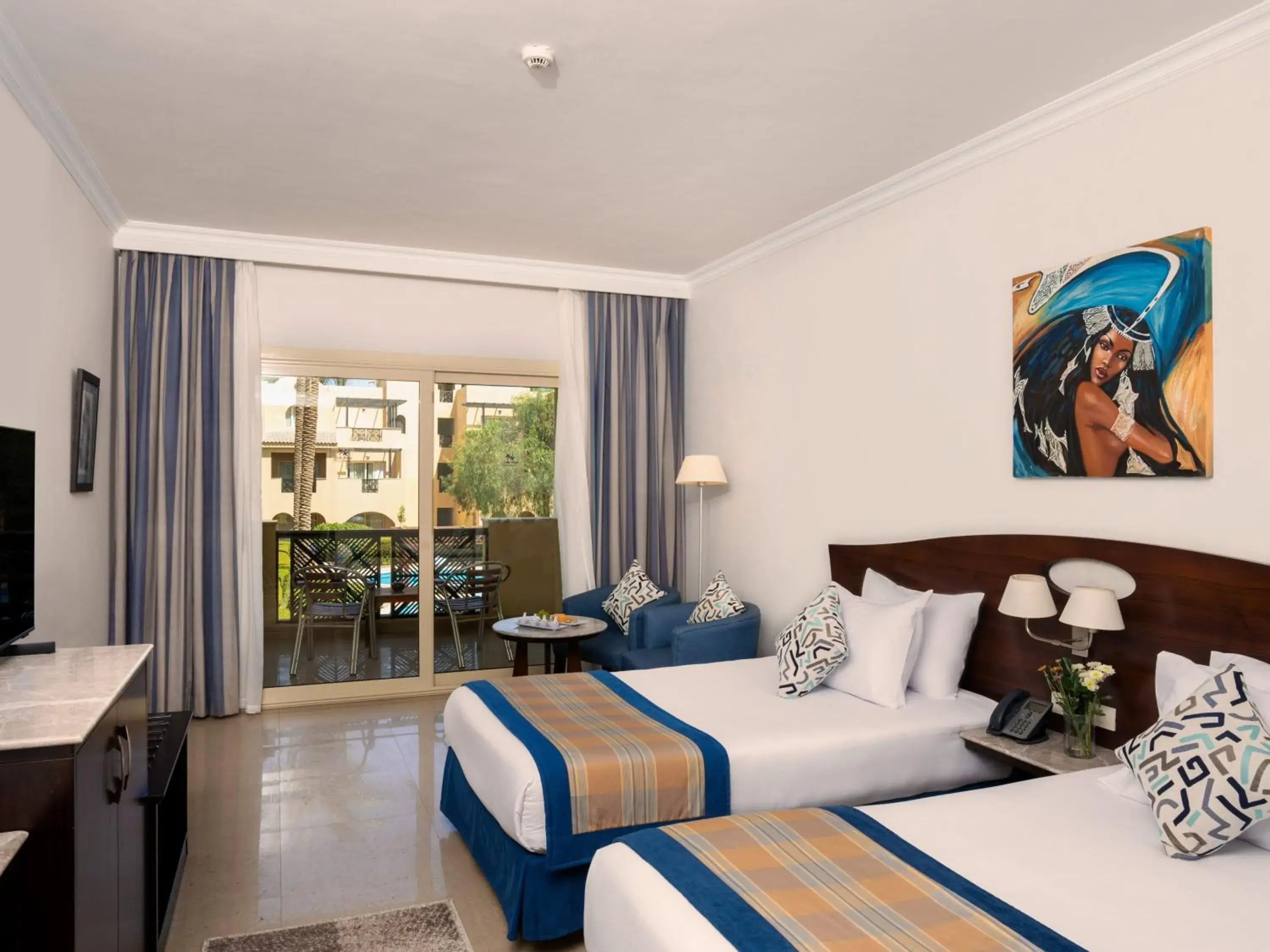 Bed in Stella Gardens Resort & Spa, Makadi Bay Bed in Stella Gardens Resort & Spa, Makadi Bay