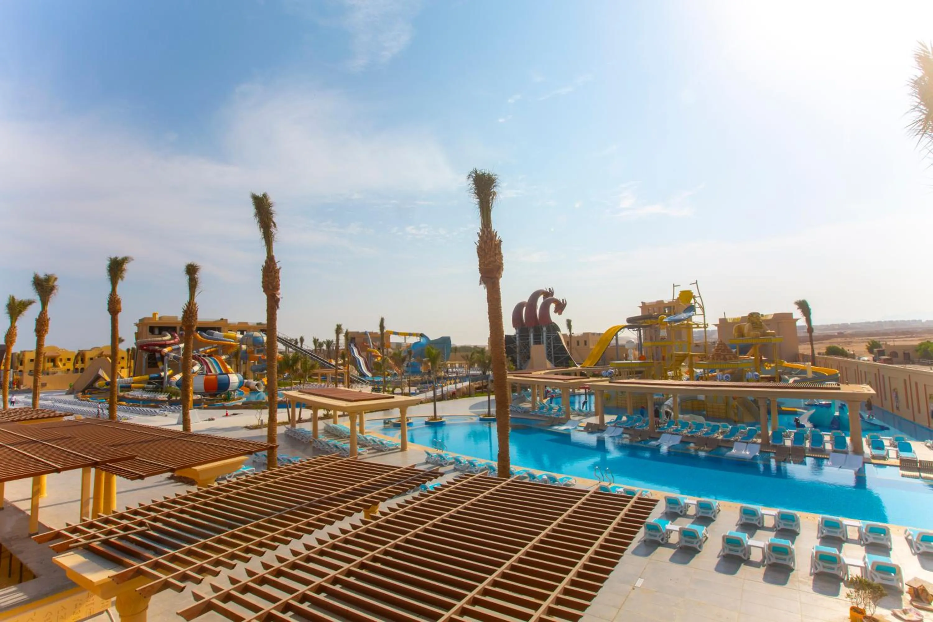 Aqua park in Stella Gardens Resort & Spa, Makadi Bay