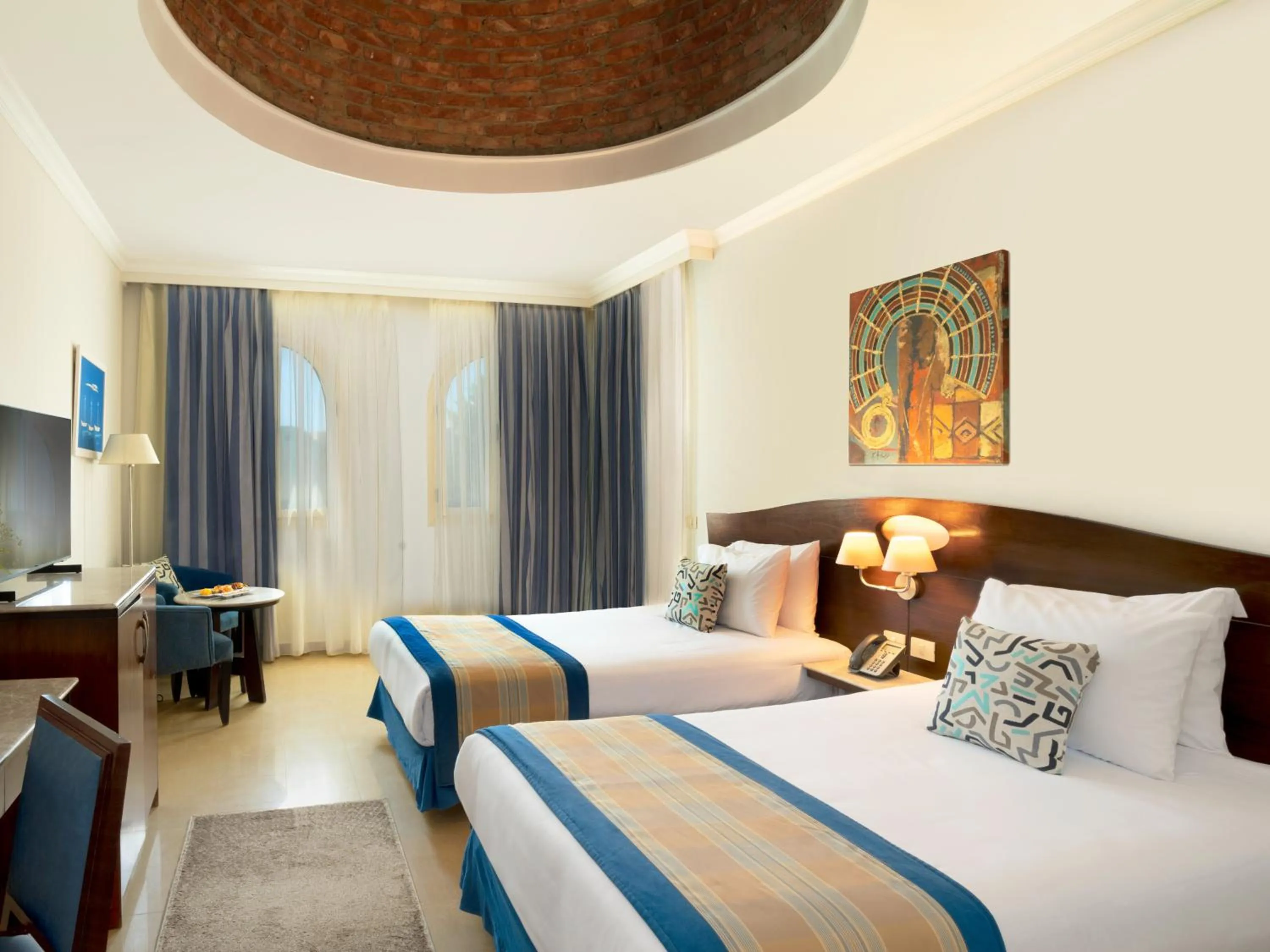 Bed in Stella Gardens Resort & Spa, Makadi Bay