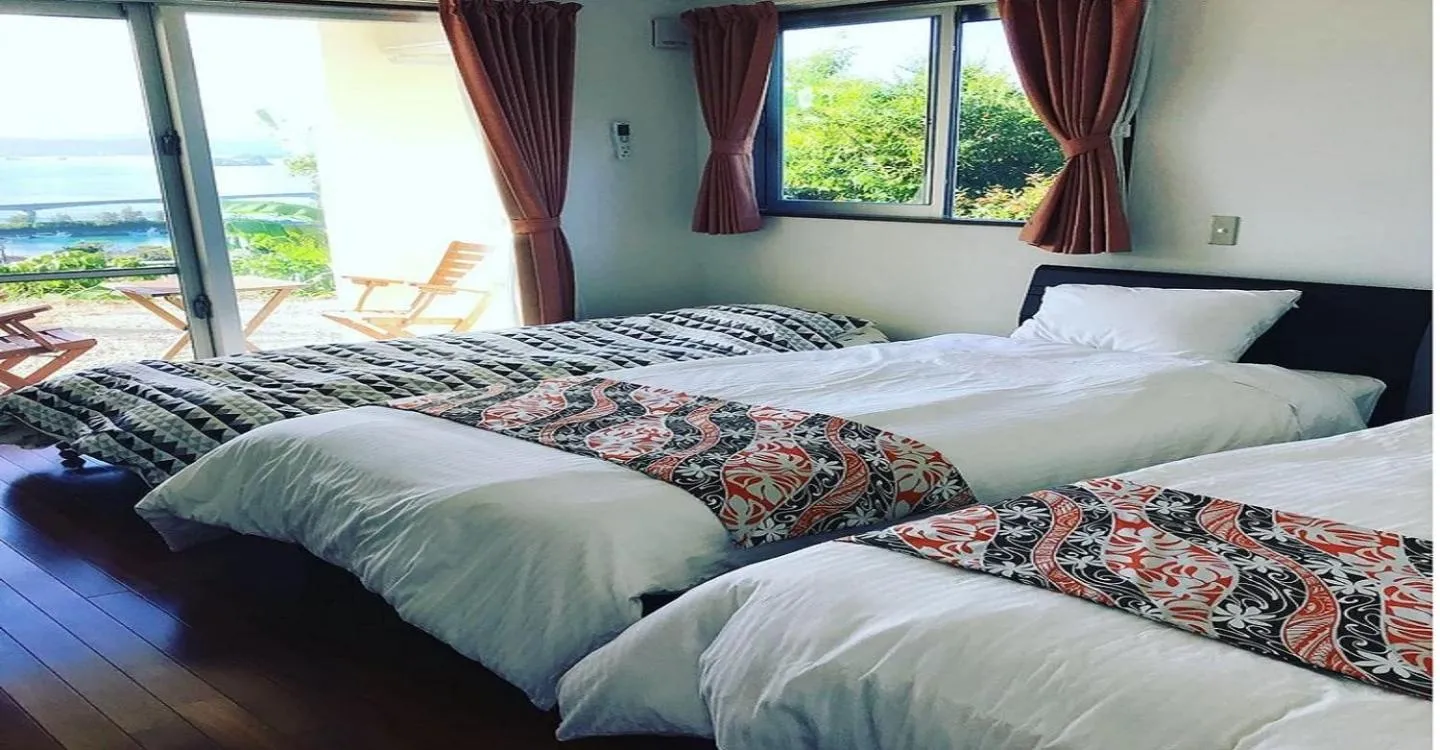Bed in 220 Kouri Nakijin-son - Hotel / Vacation STAY 8713