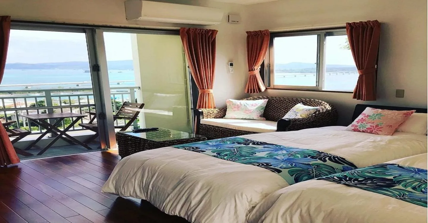 Bed in 220 Kouri Nakijin-son - Hotel / Vacation STAY 8716