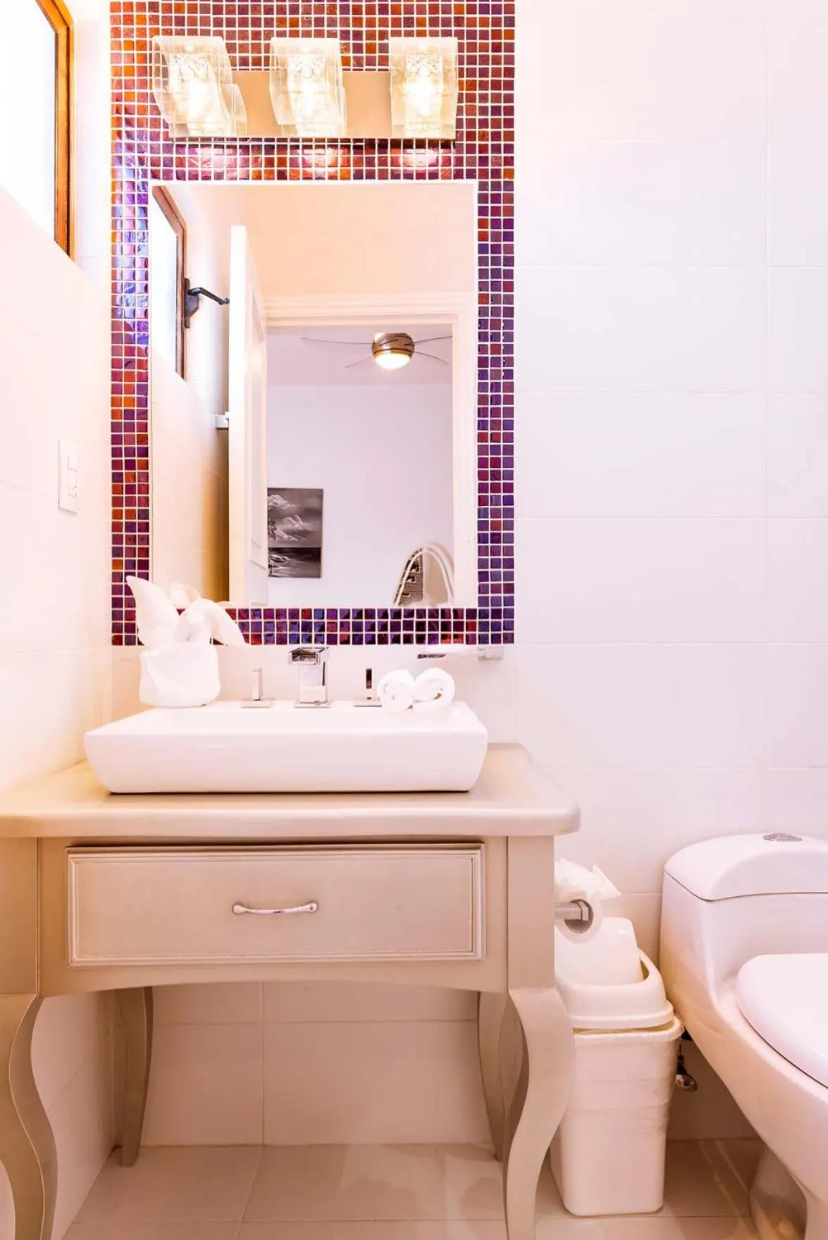 Toilet in Casa Barco Hotel Boutique