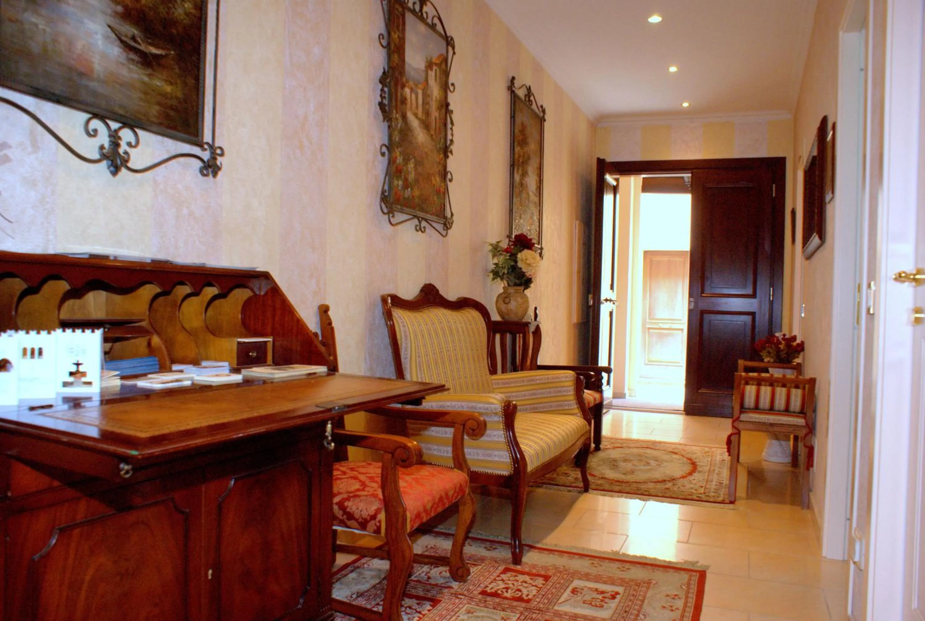 Lobby or reception in La Portella