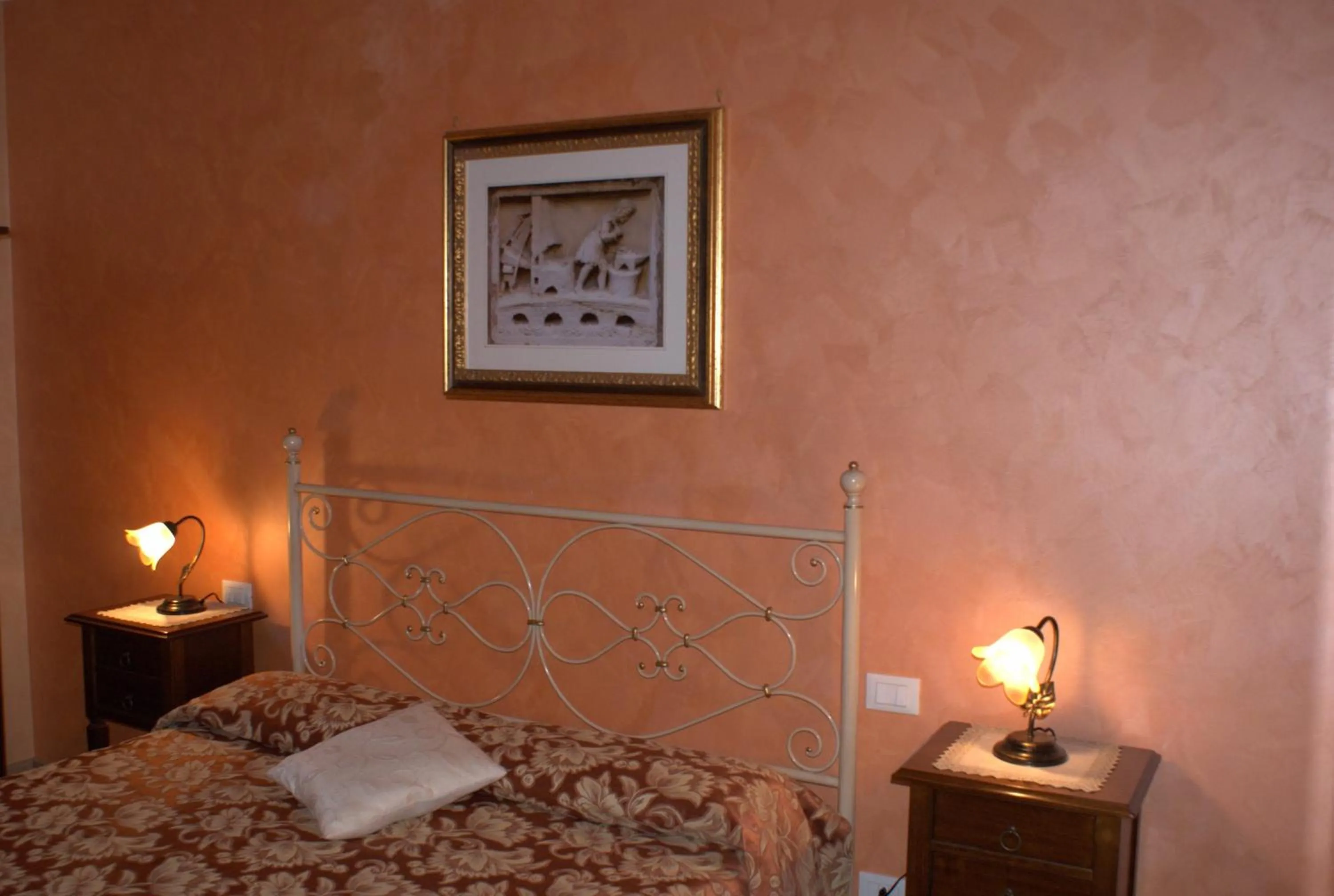 Decorative detail, Bed in La Portella