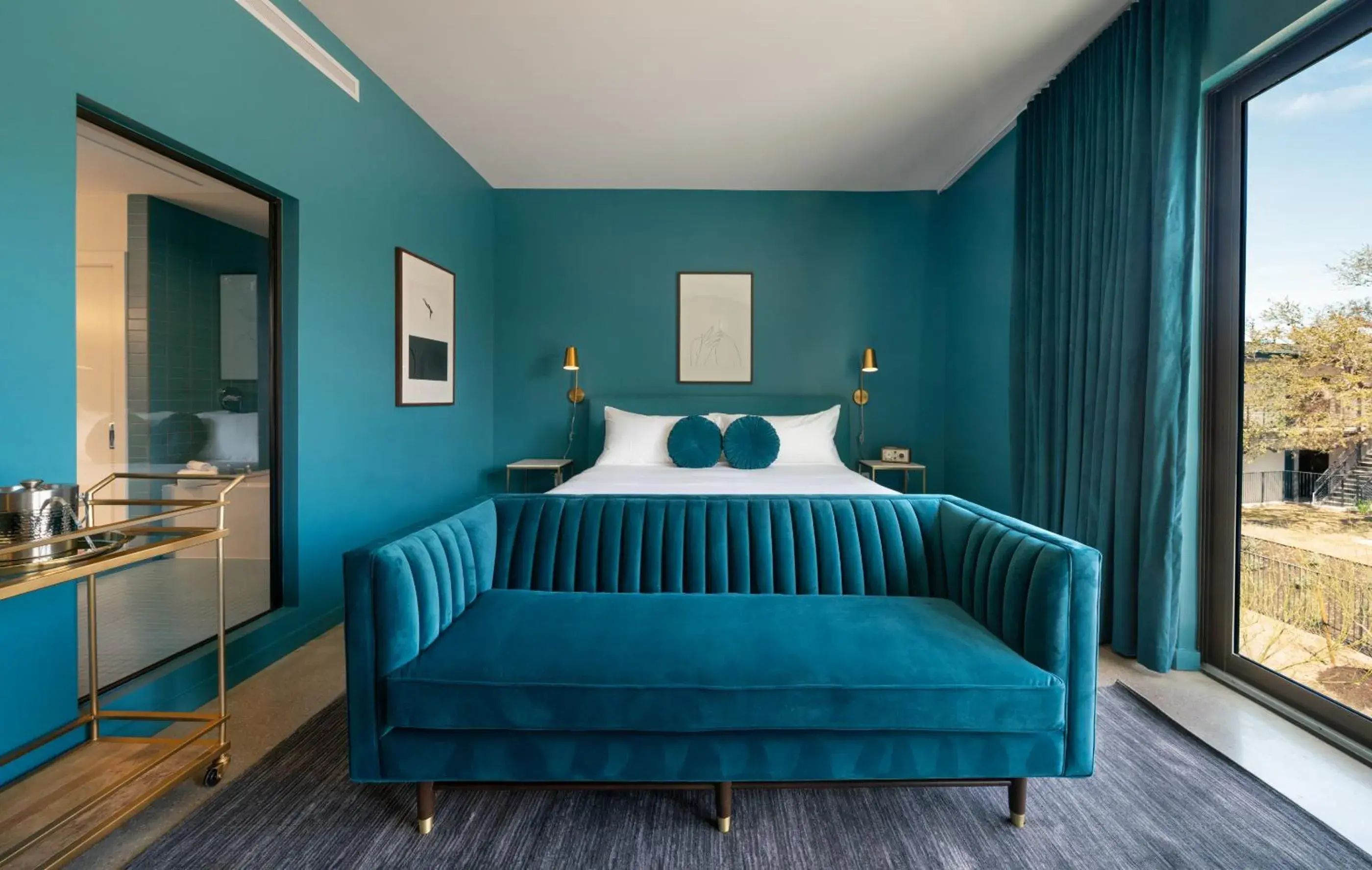 King Suite with Balcony in The Ruby Hotel King Suite with Balcony in The Ruby Hotel