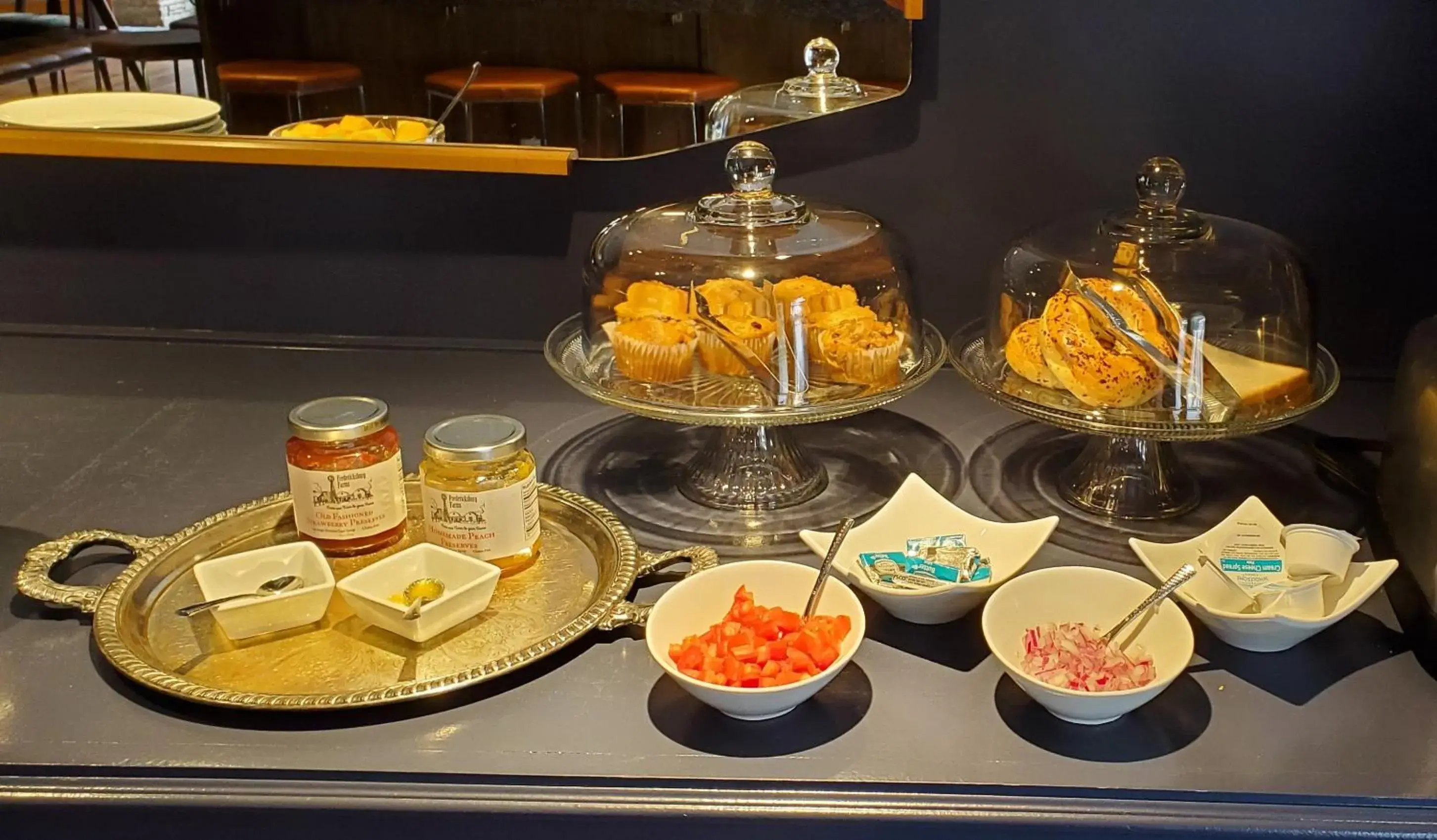 Continental breakfast in The Ruby Hotel Continental breakfast in The Ruby Hotel