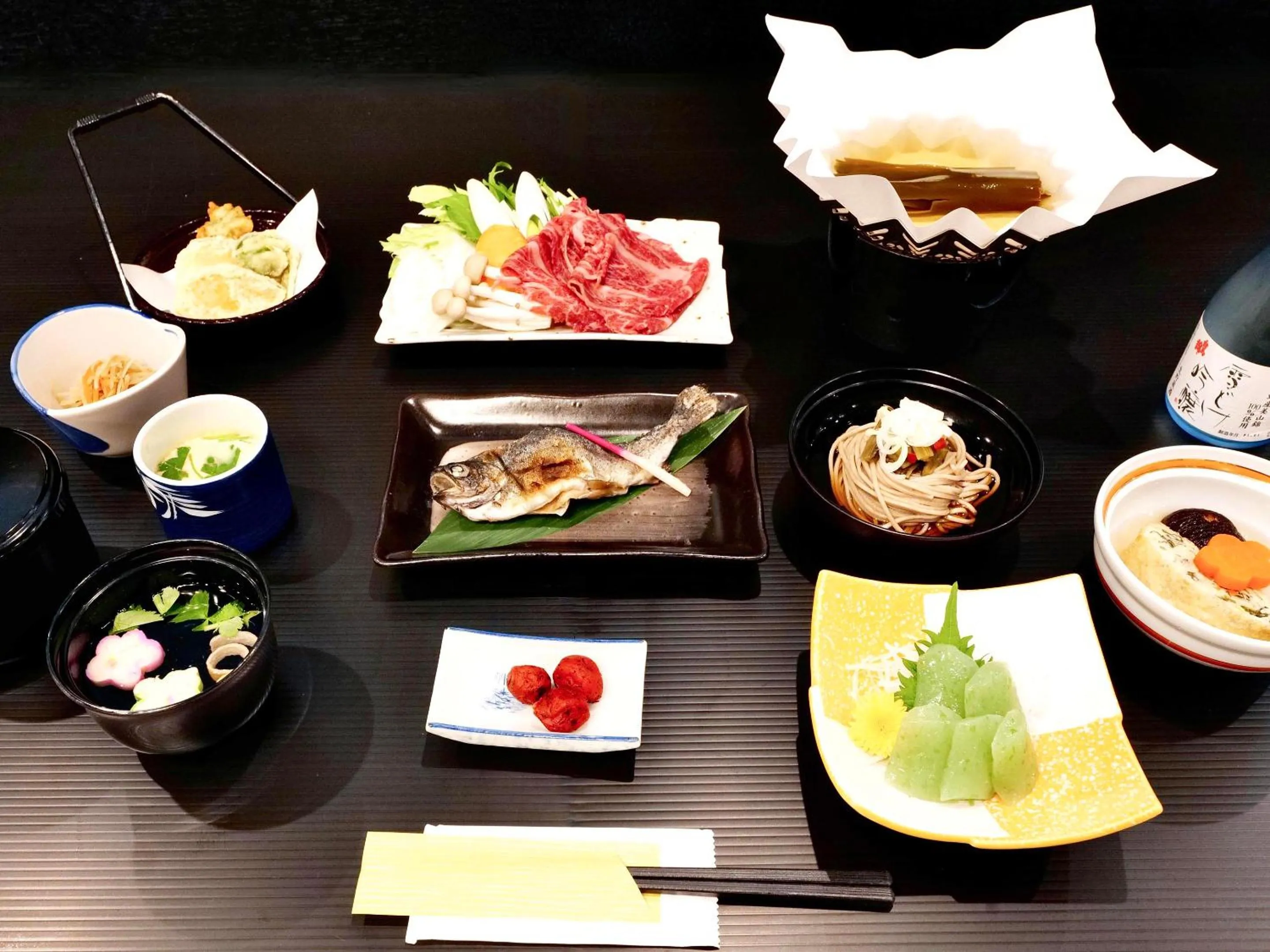 Food in Apprising hotels GranJam Tsugaike