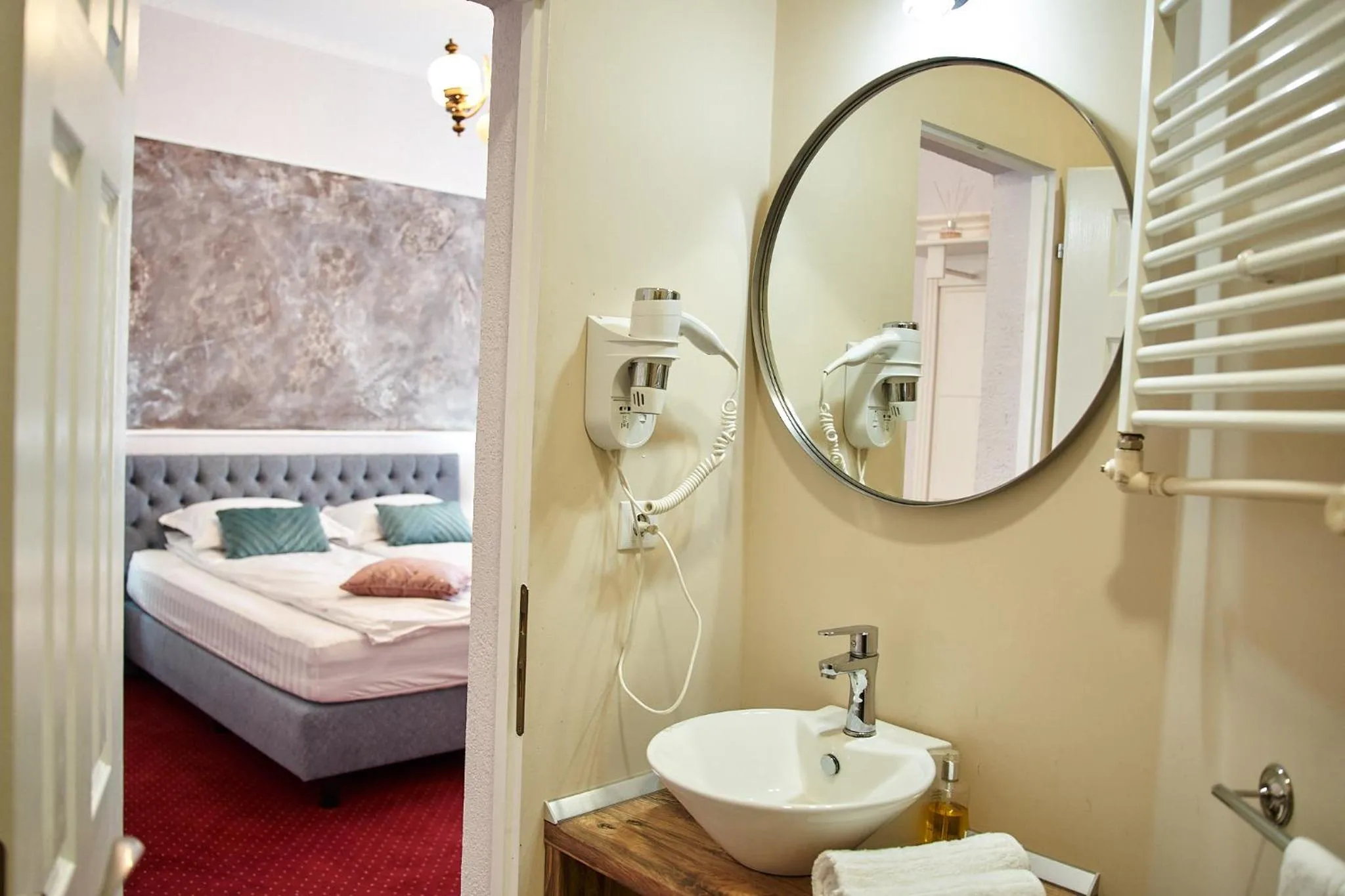 Bathroom, Bed in Charma Residence