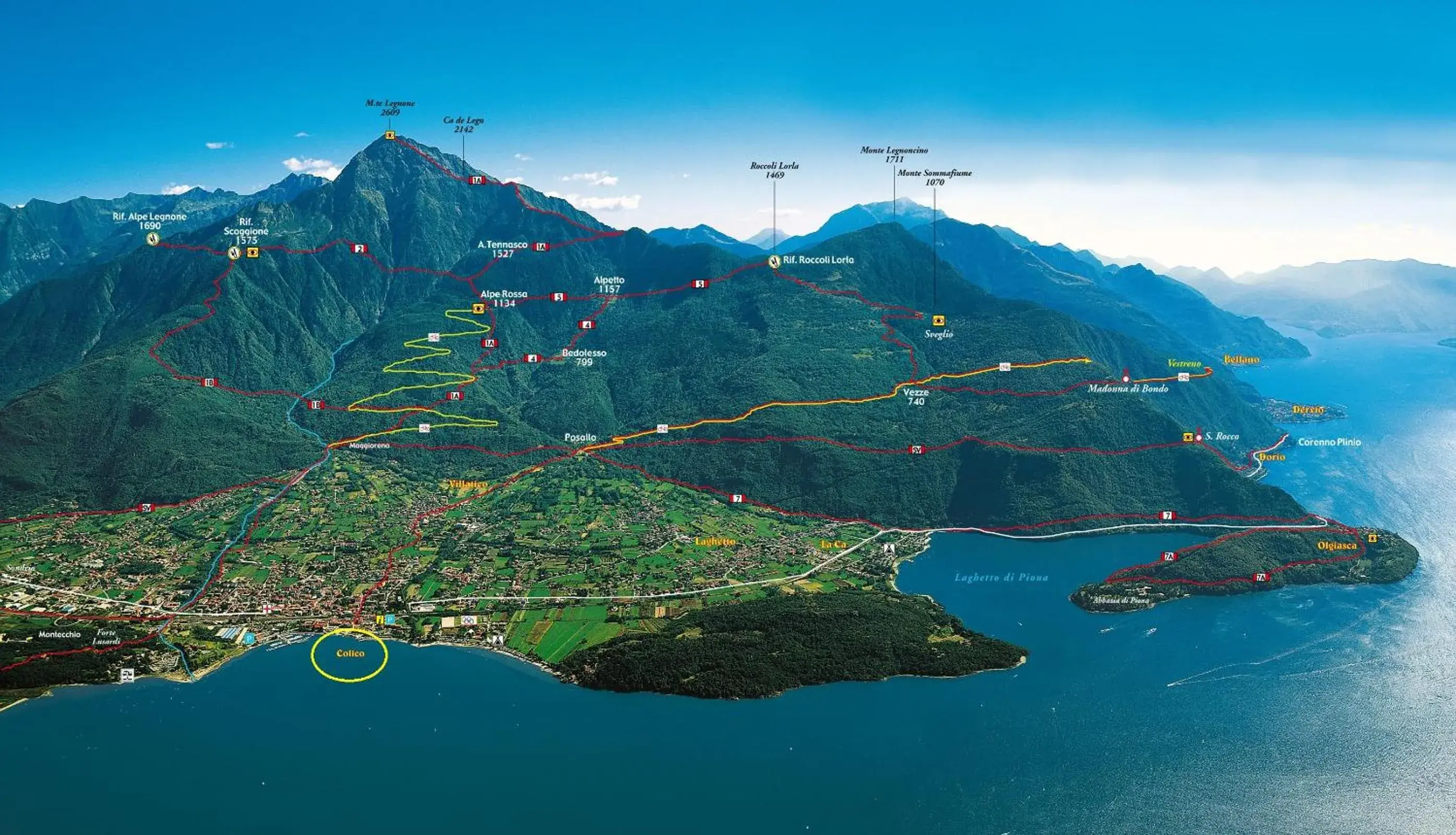 Bird's eye view in Seven Park Hotel Lake Como - Adults Only Bird's eye view in Seven Park Hotel Lake Como - Adults Only