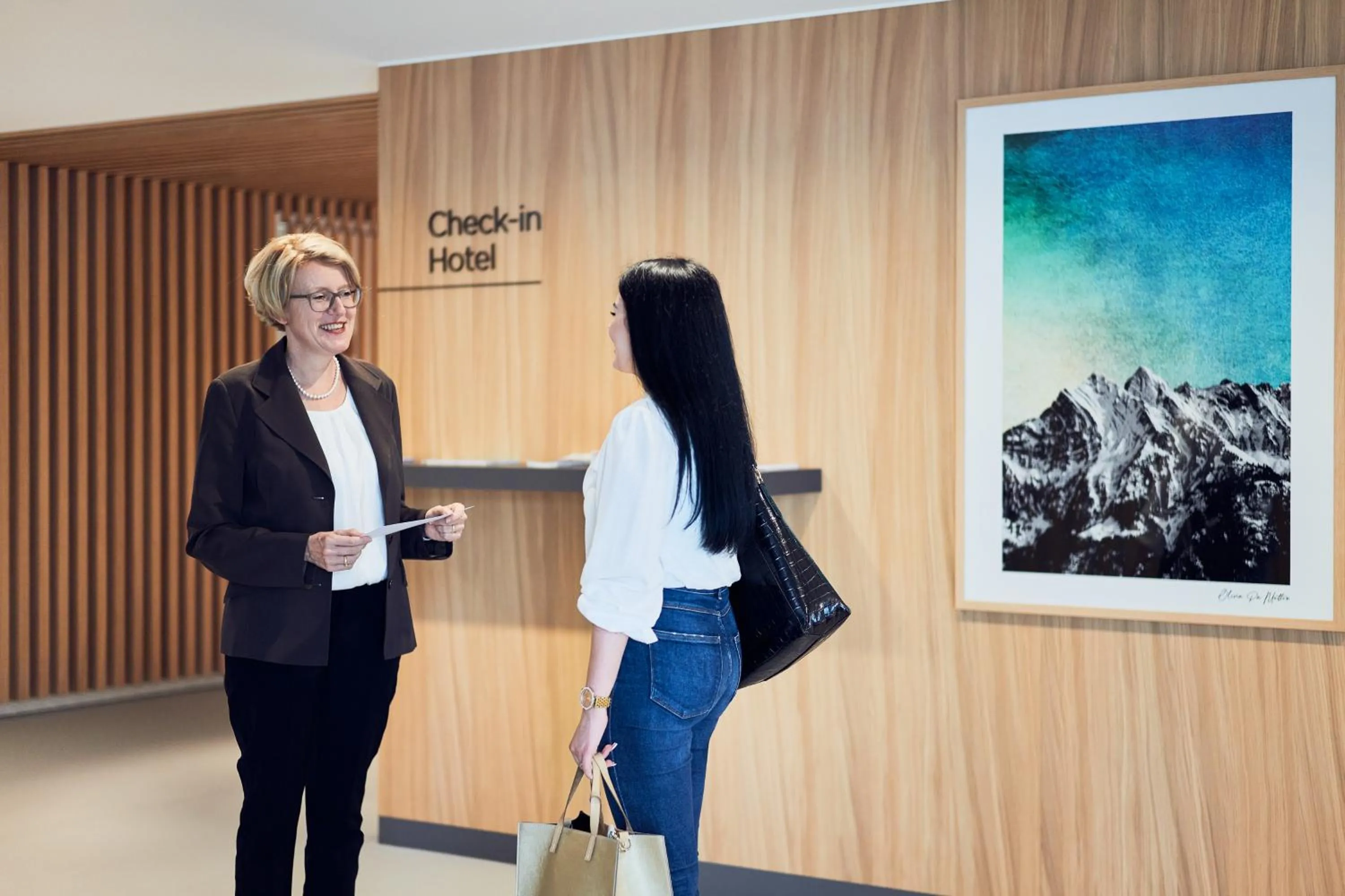 Lobby or reception in Hotel Neu-Schönstatt