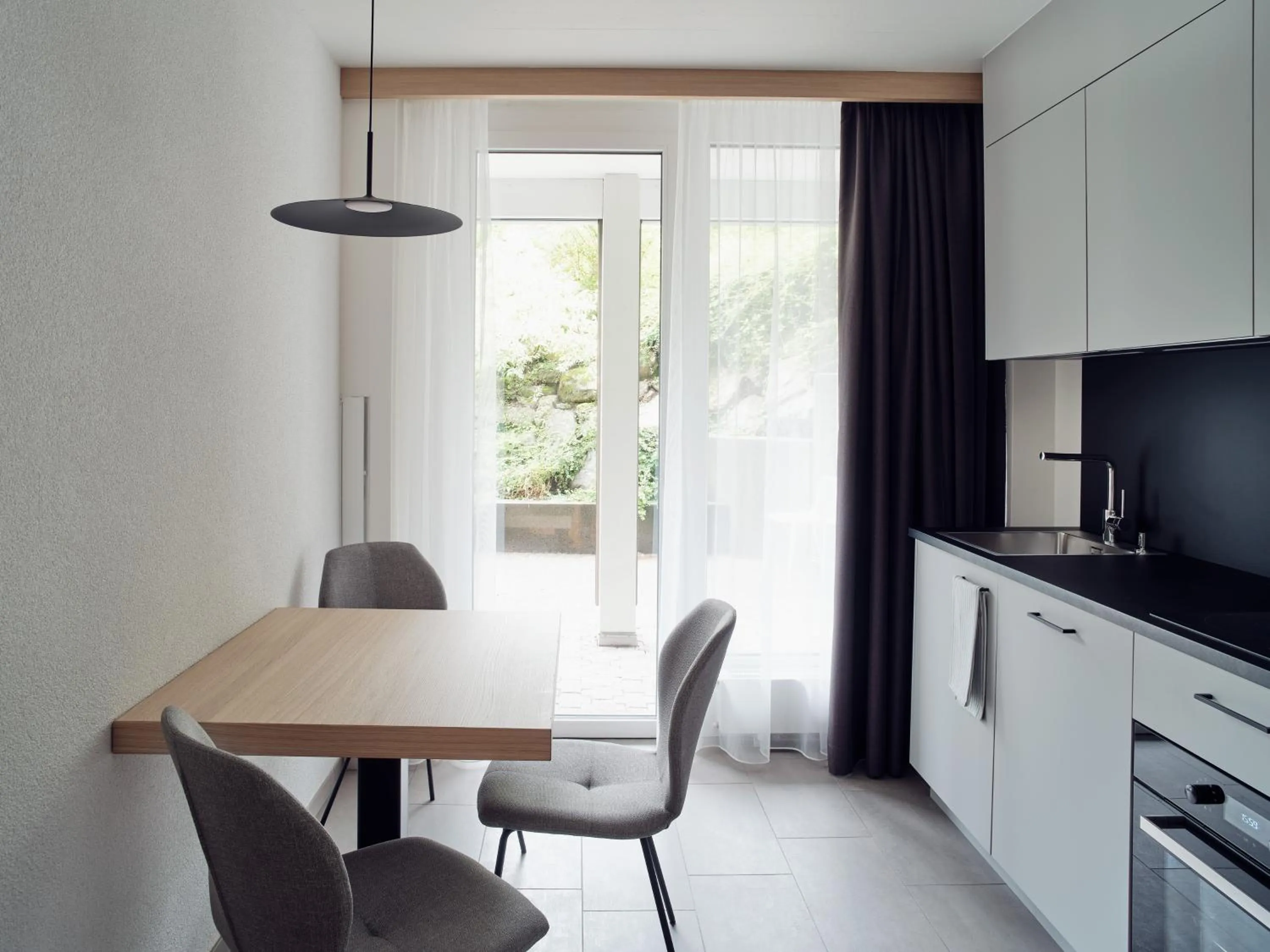 Kitchen or kitchenette in Hotel Neu-Schönstatt