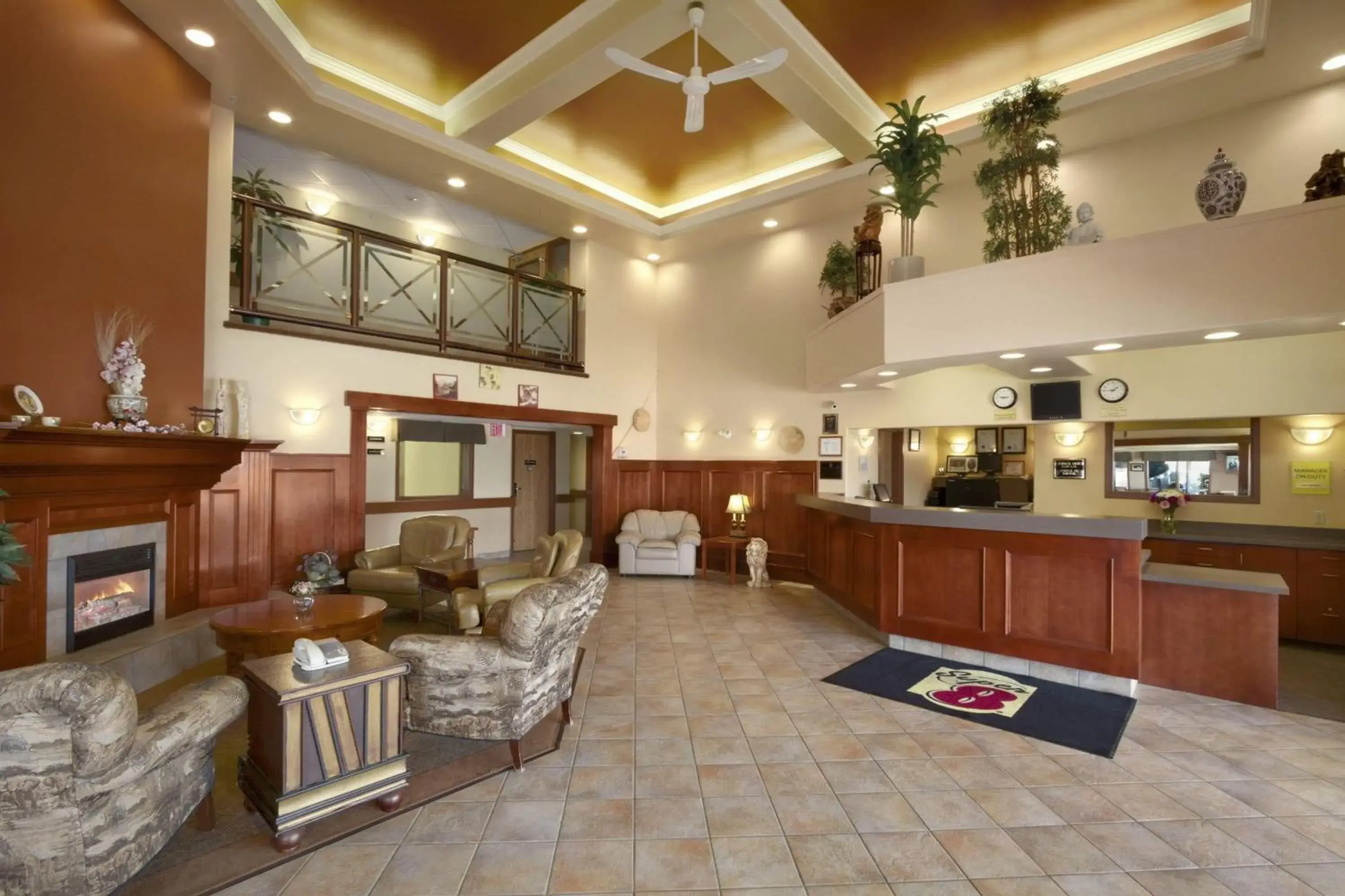 Lobby or reception in Super 8 by Wyndham Fort St. John BC Lobby or reception in Super 8 by Wyndham Fort St. John BC