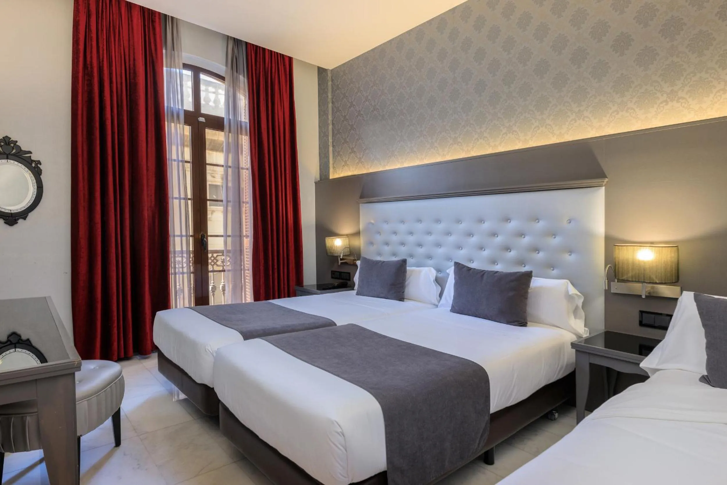 Bed in Hotel Ciutadella Barcelona