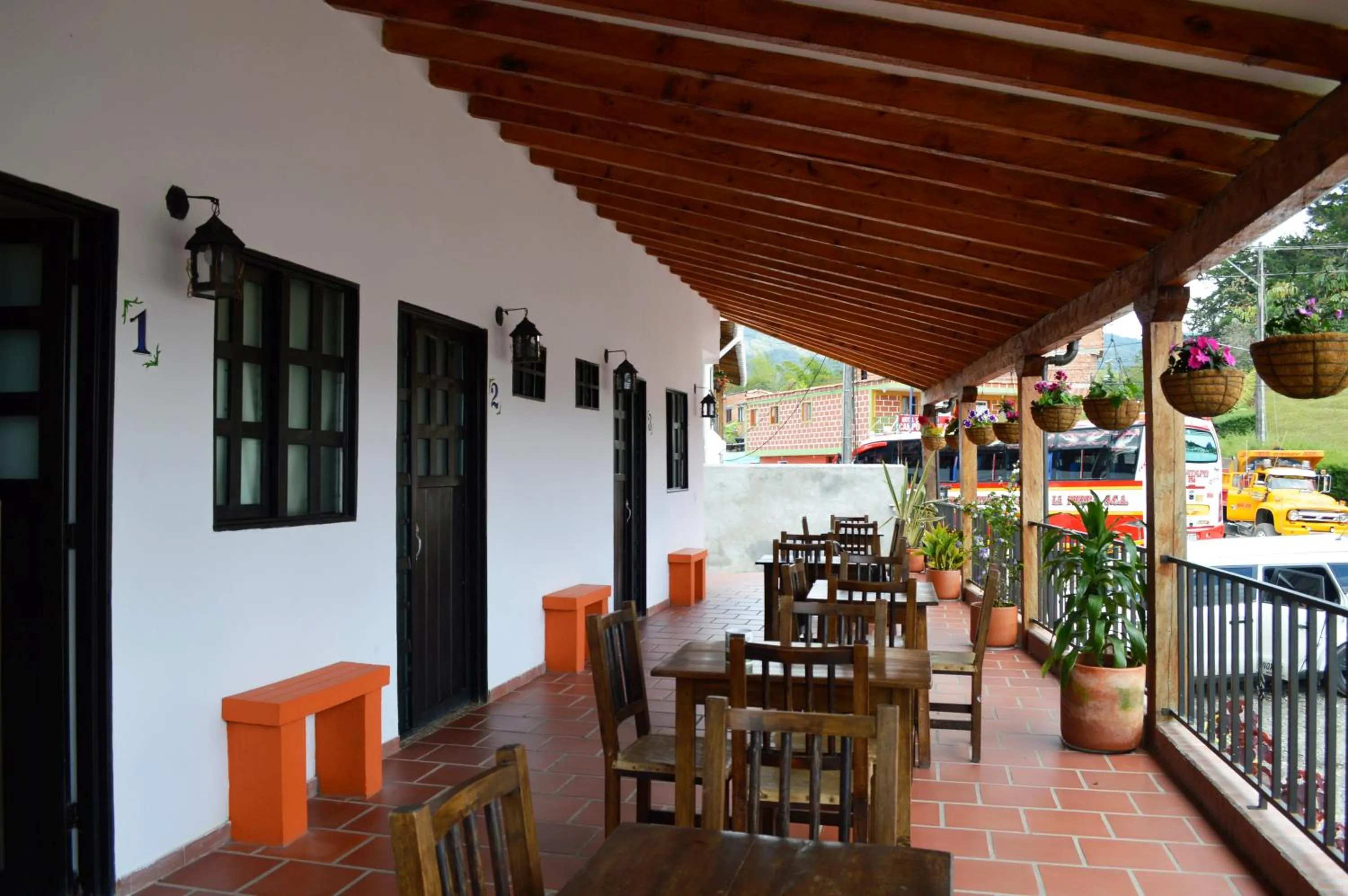 Lounge or bar in Balcones de la Casona