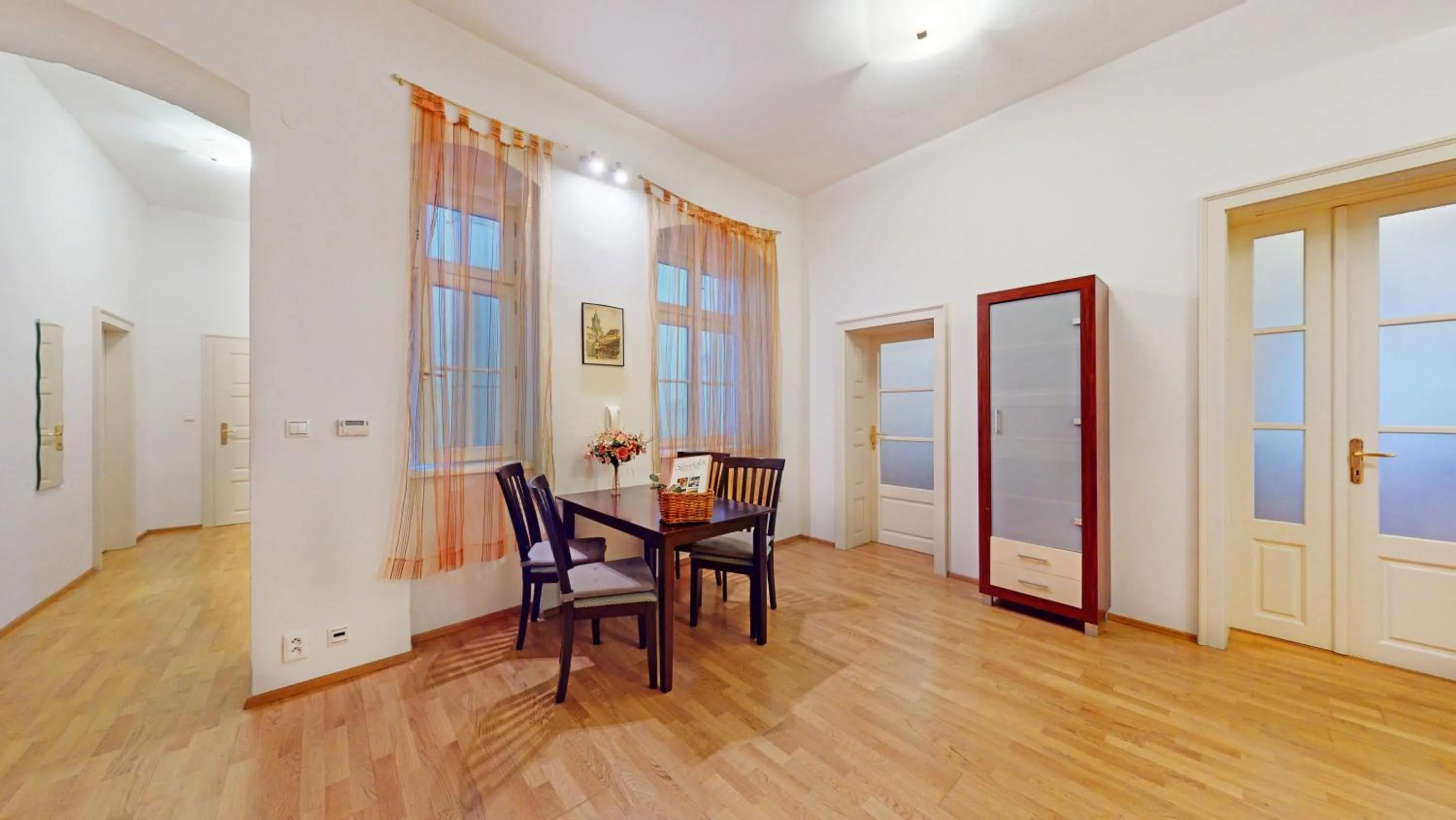 Dining area in Central Apartmany Biela street