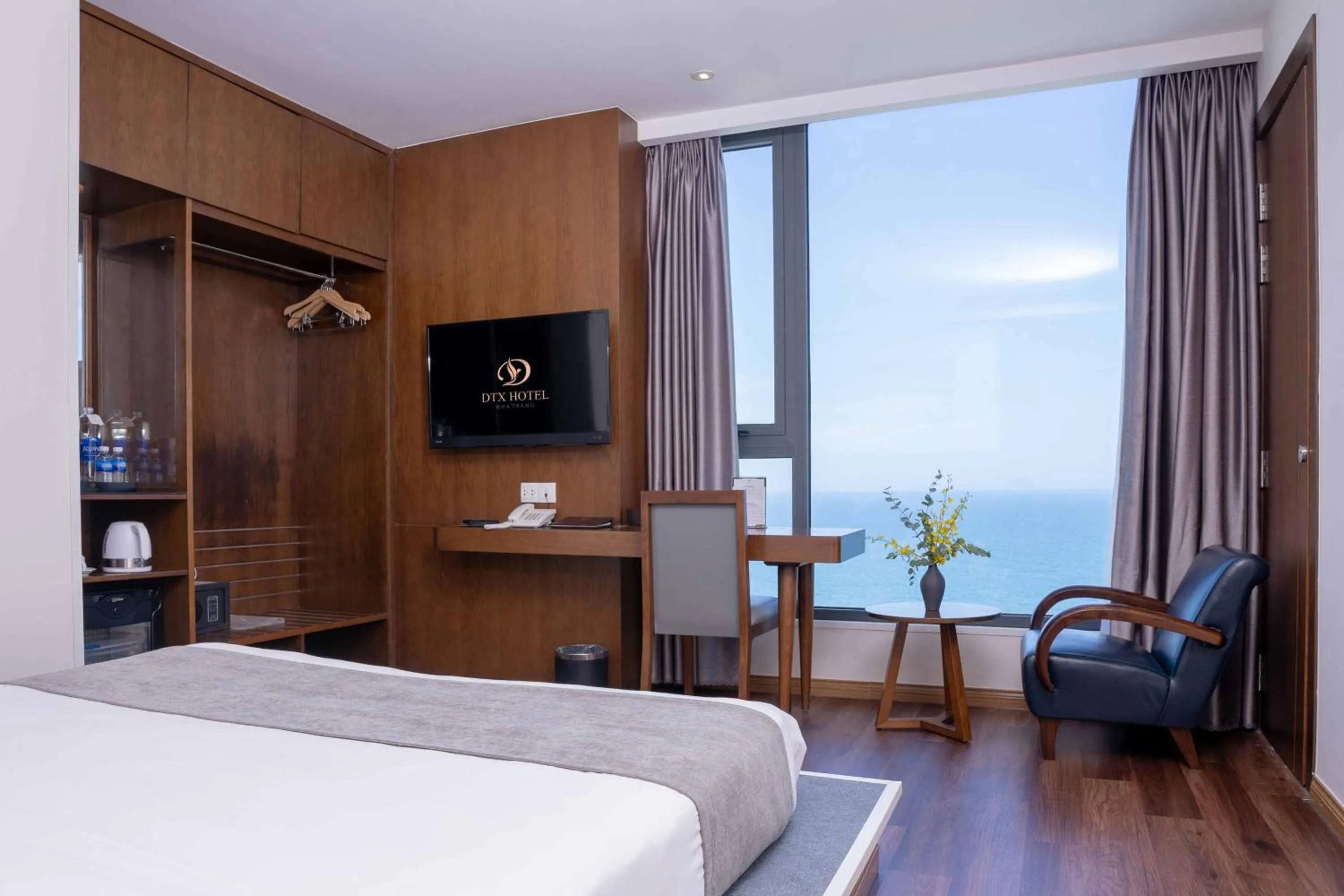 Bed in DTX Hotel Nha Trang