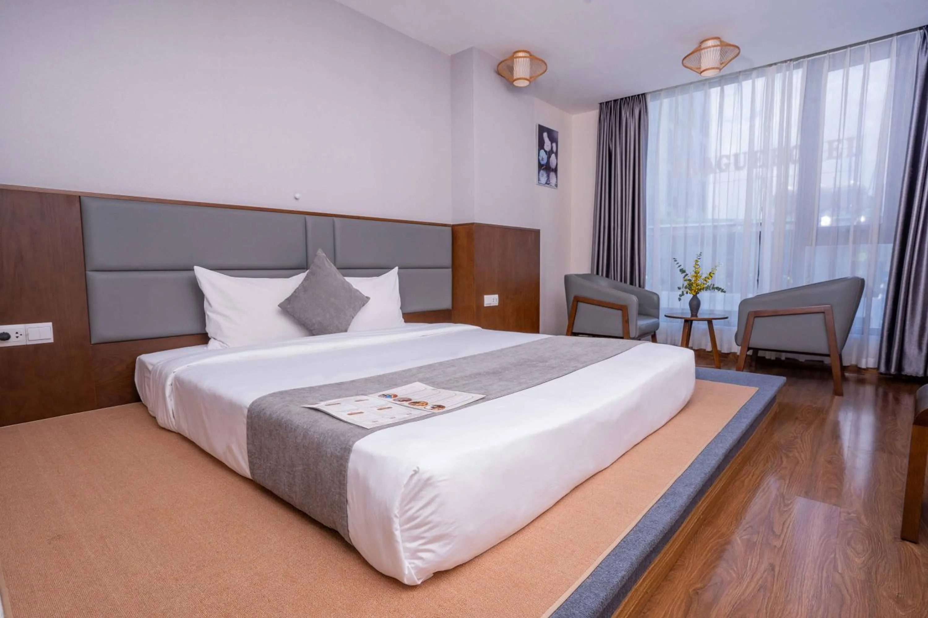 Bed in DTX Hotel Nha Trang