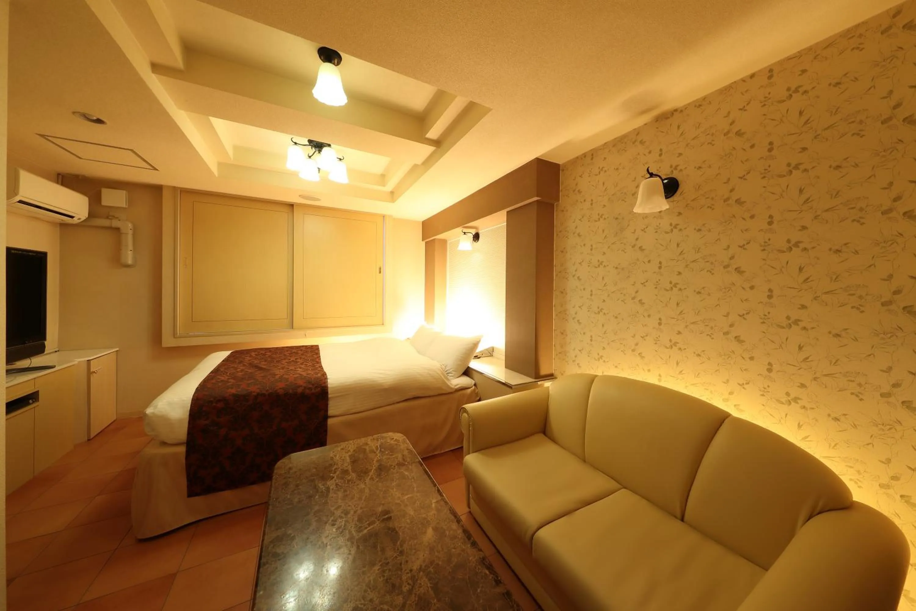 Photo of the whole room, Bed in Hotel Fine Olive Kyoto Yamashina (Adult Only)