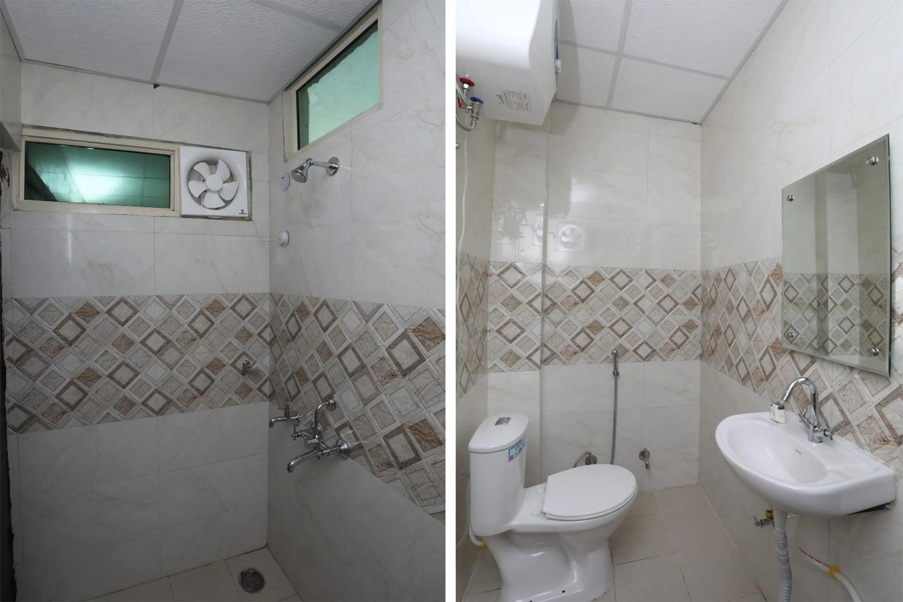 Bathroom in Super Hotel O Richa Grand