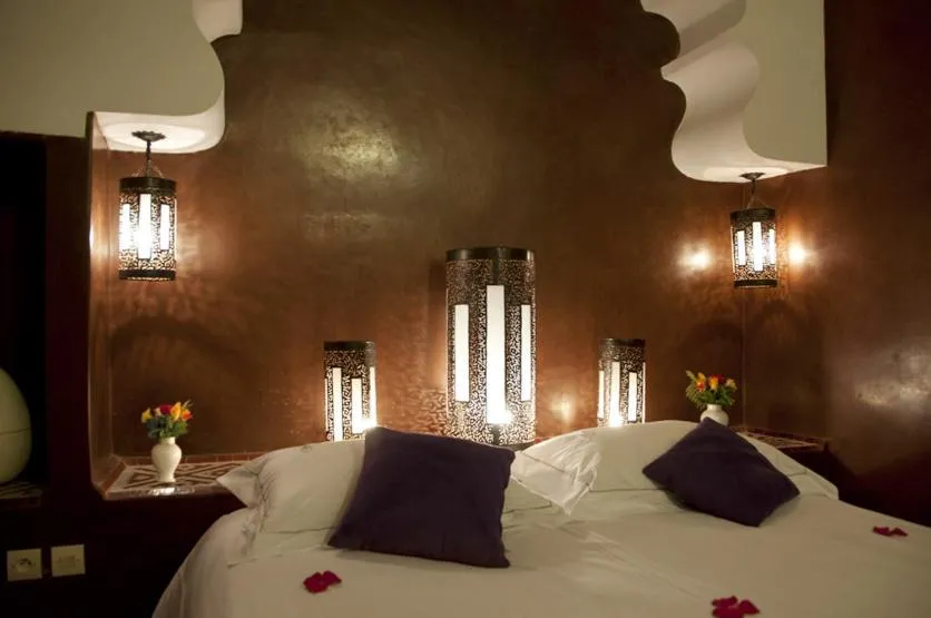 Bed in Riad Granvilier