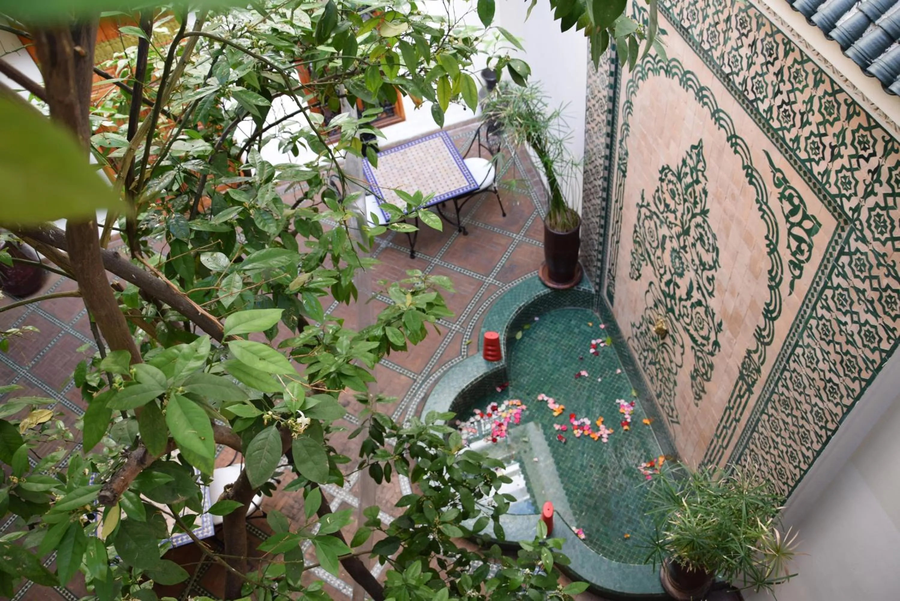 Patio in Riad Granvilier