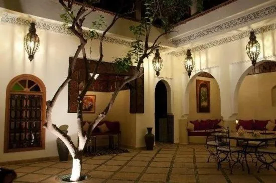 Communal lounge/ TV room in Riad Granvilier