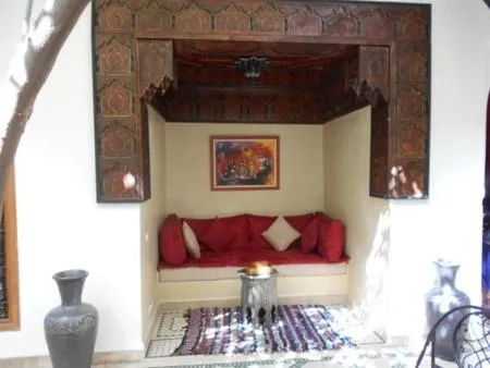 Communal lounge/ TV room in Riad Granvilier