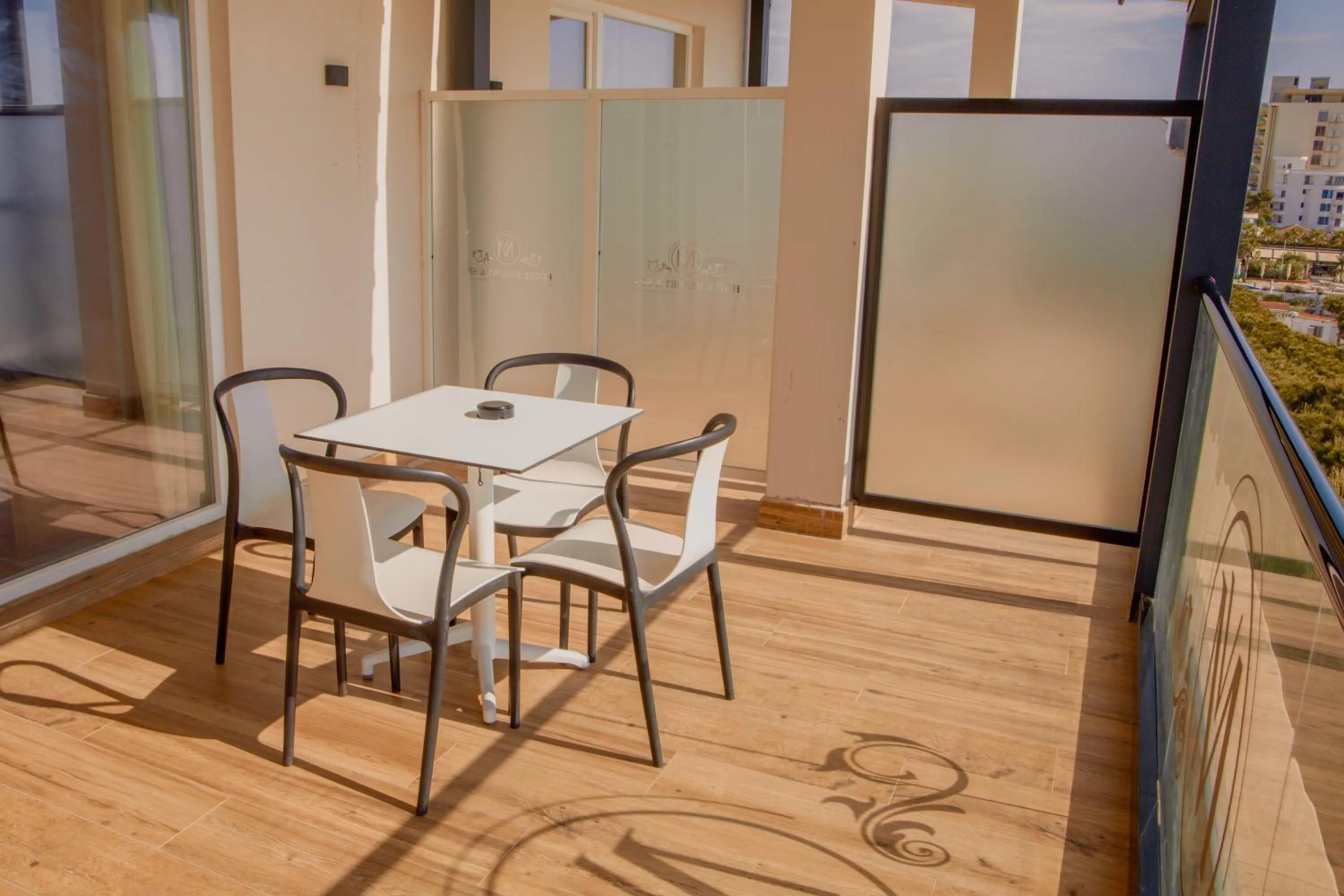 Seating area in VM Resort & SPA