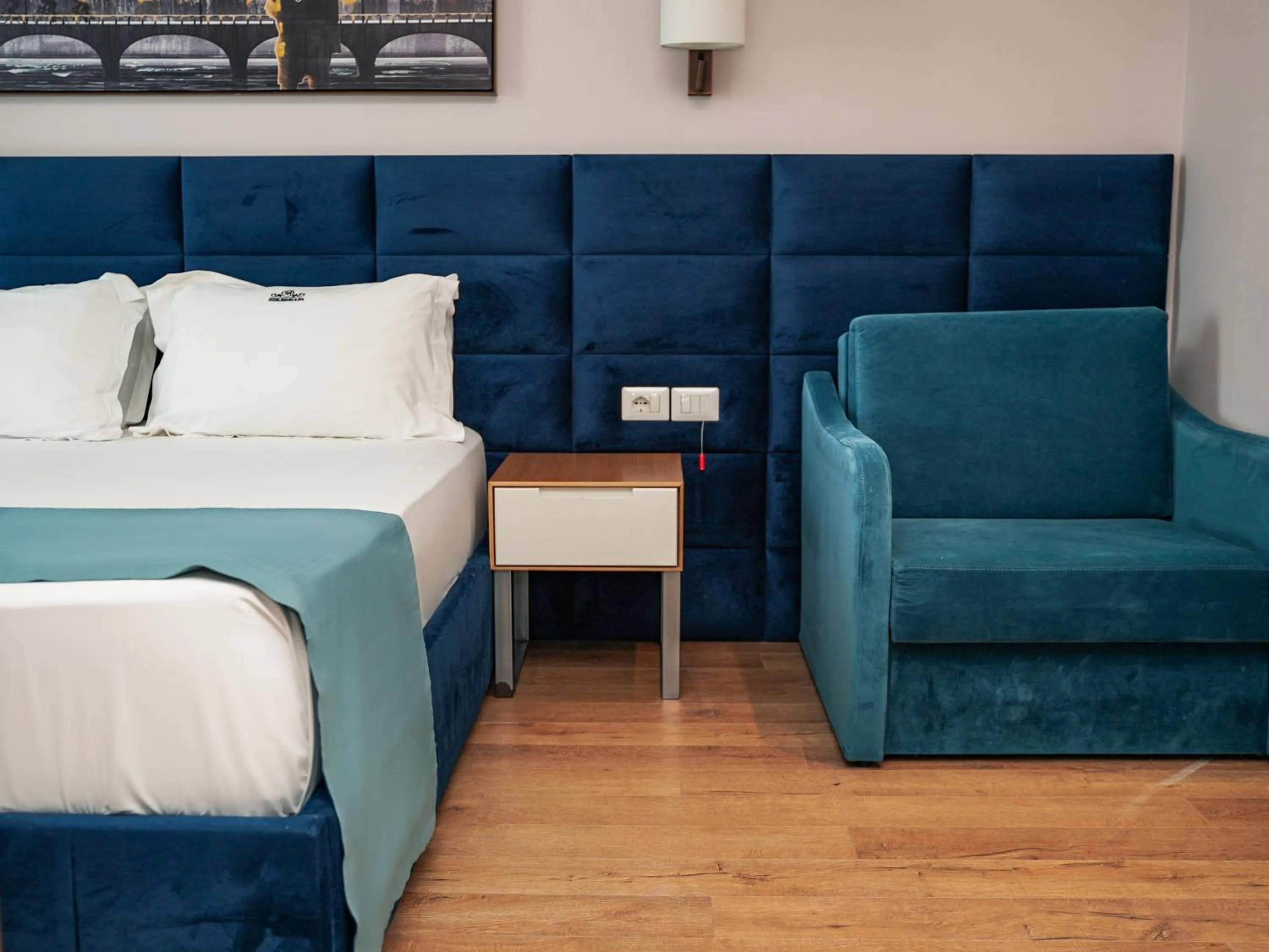 Bed in VM Resort & SPA