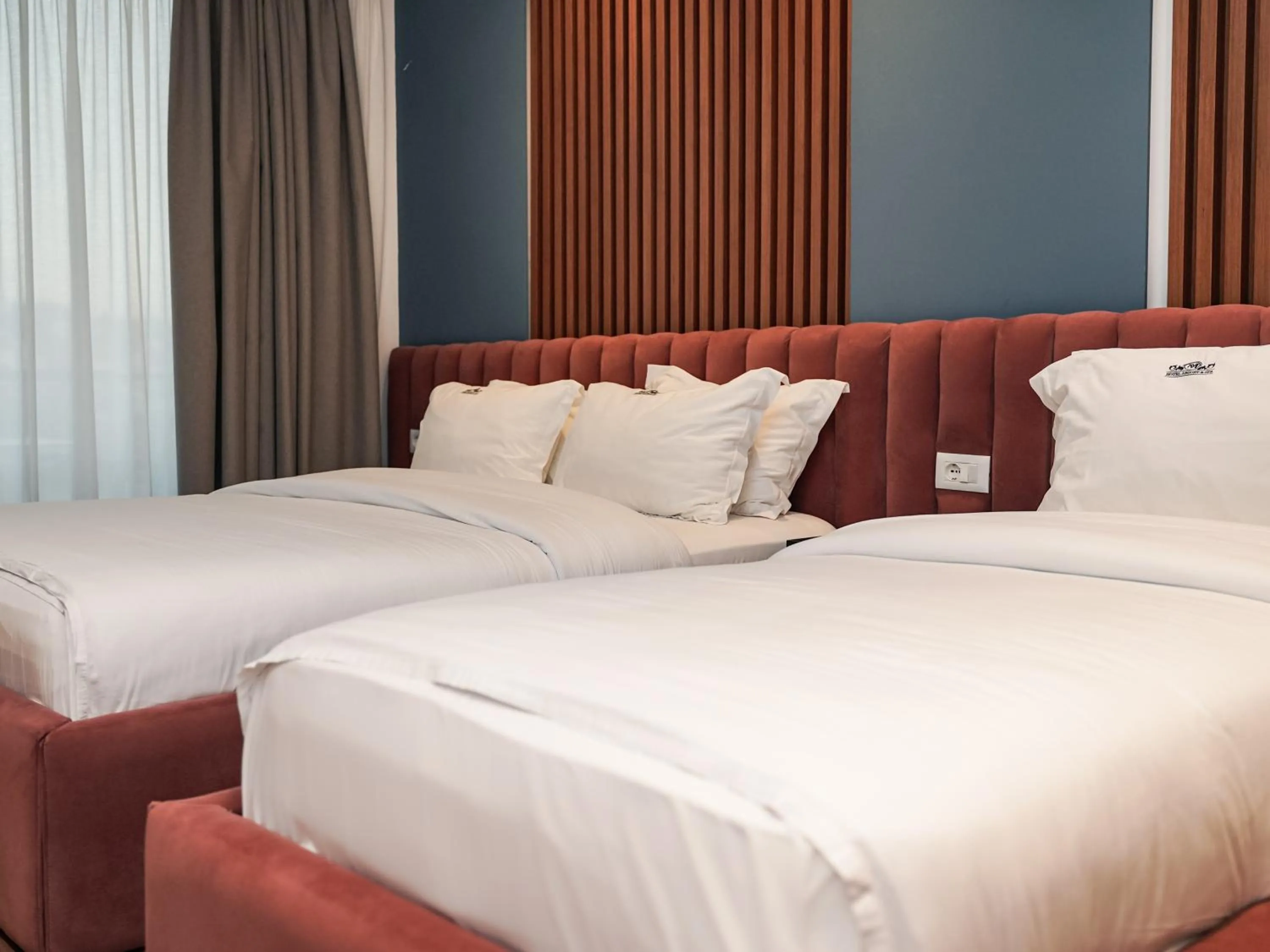 Bed in VM Resort & SPA