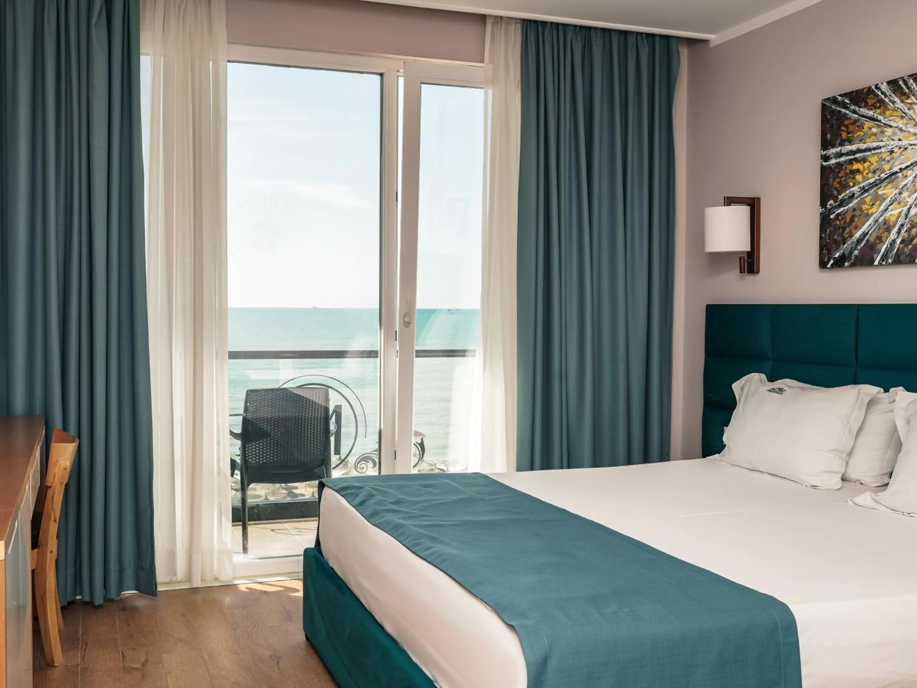 Bed in VM Resort & SPA