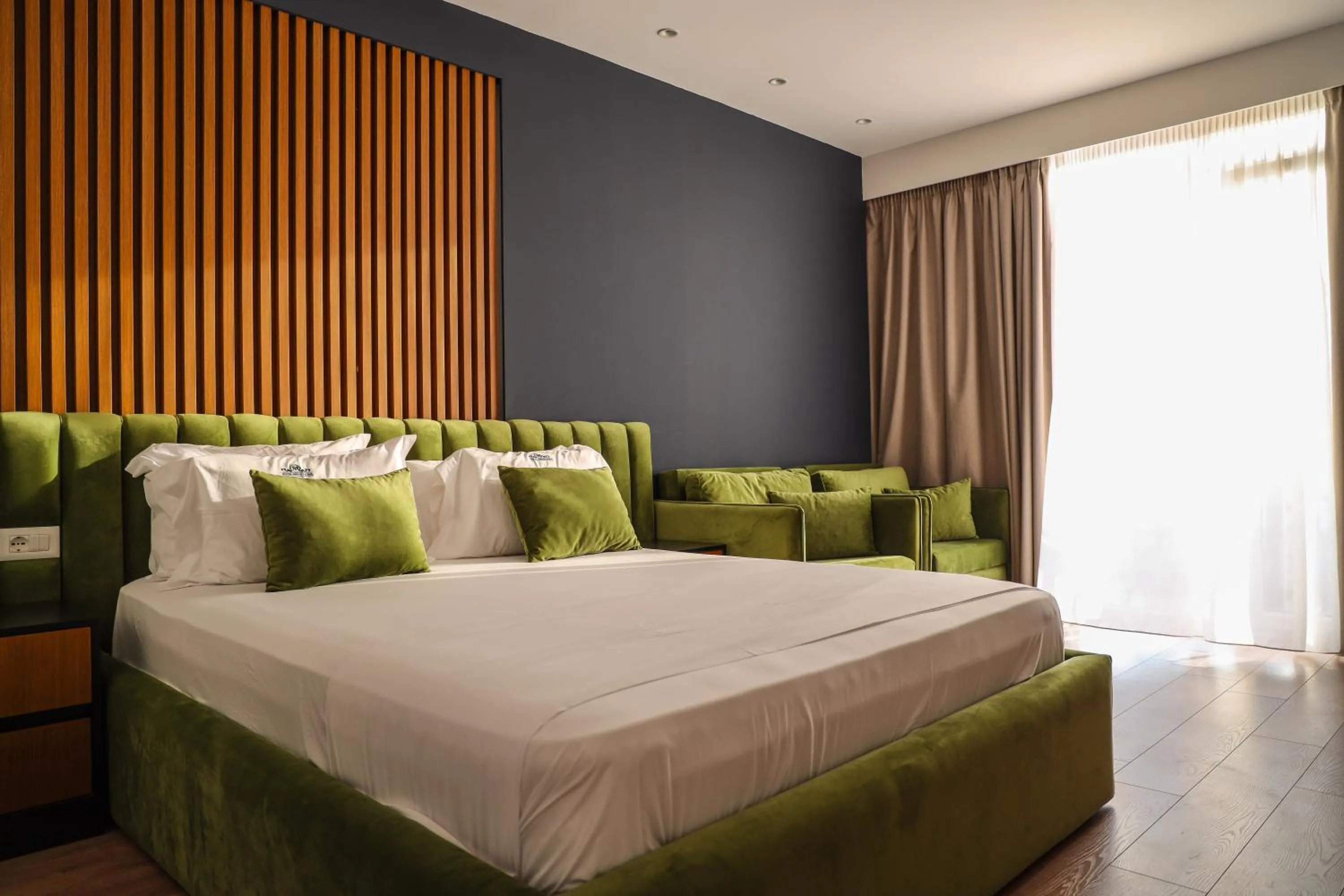 Bed in VM Resort & SPA