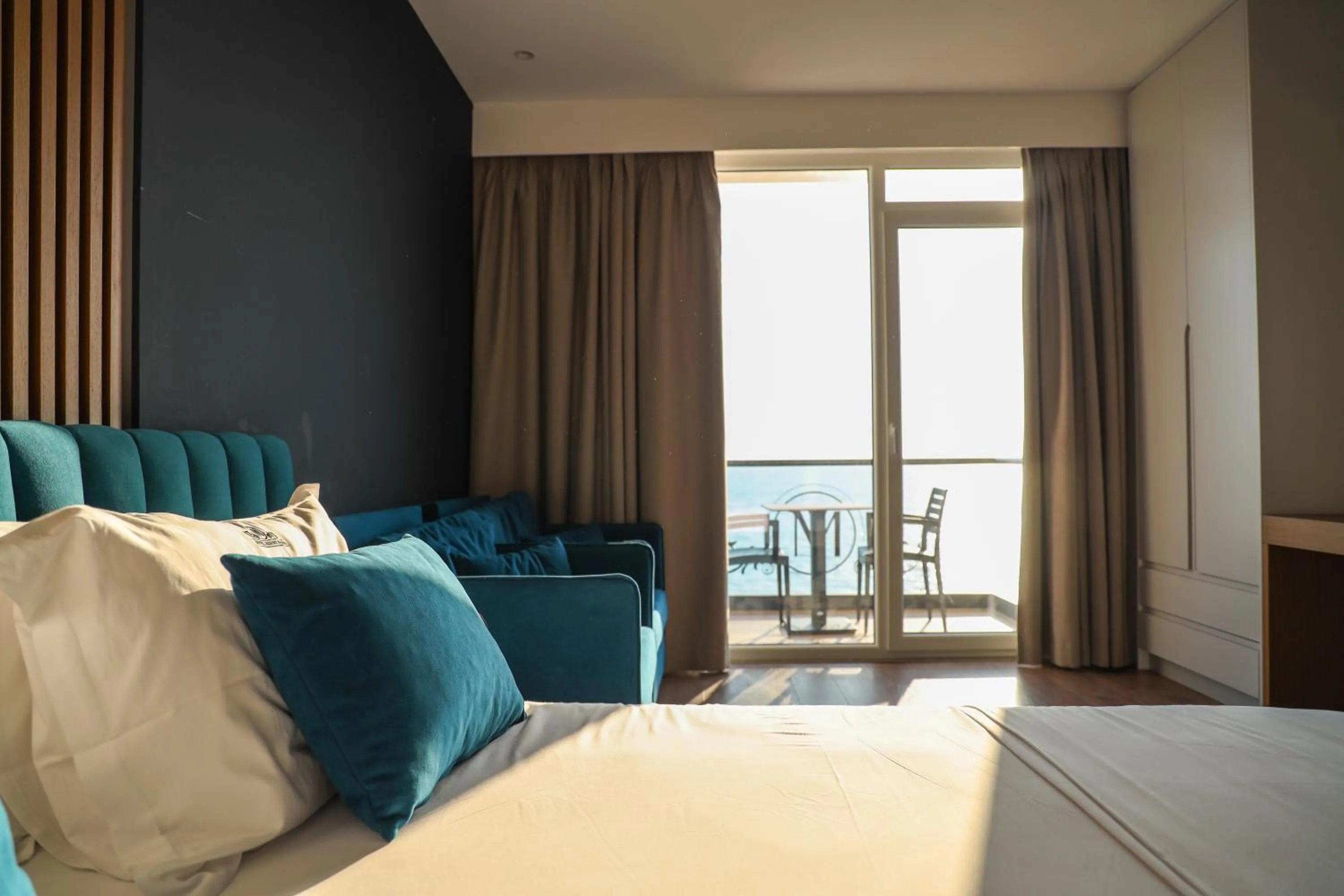 Bed in VM Resort & SPA