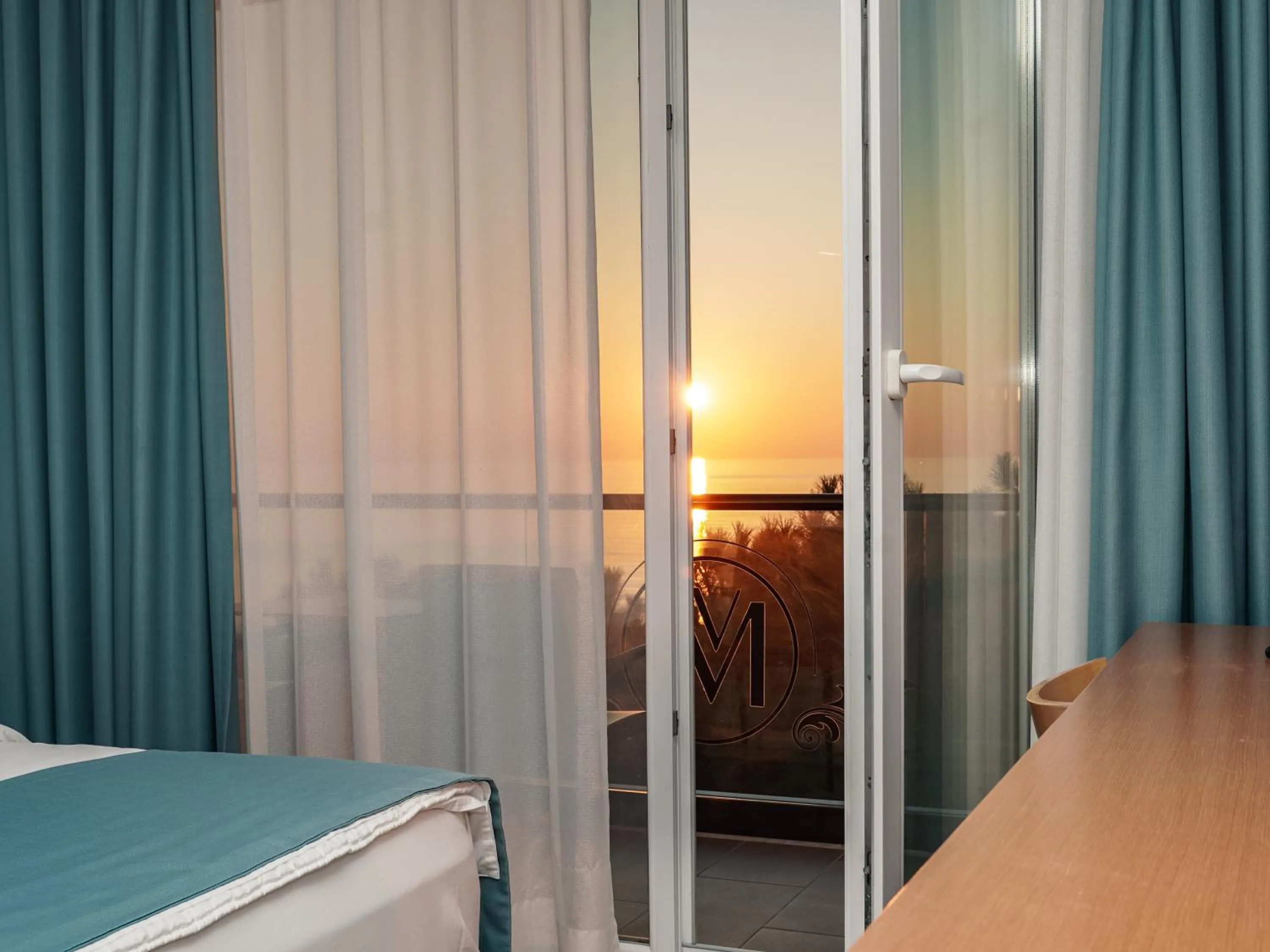 Bed in VM Resort & SPA