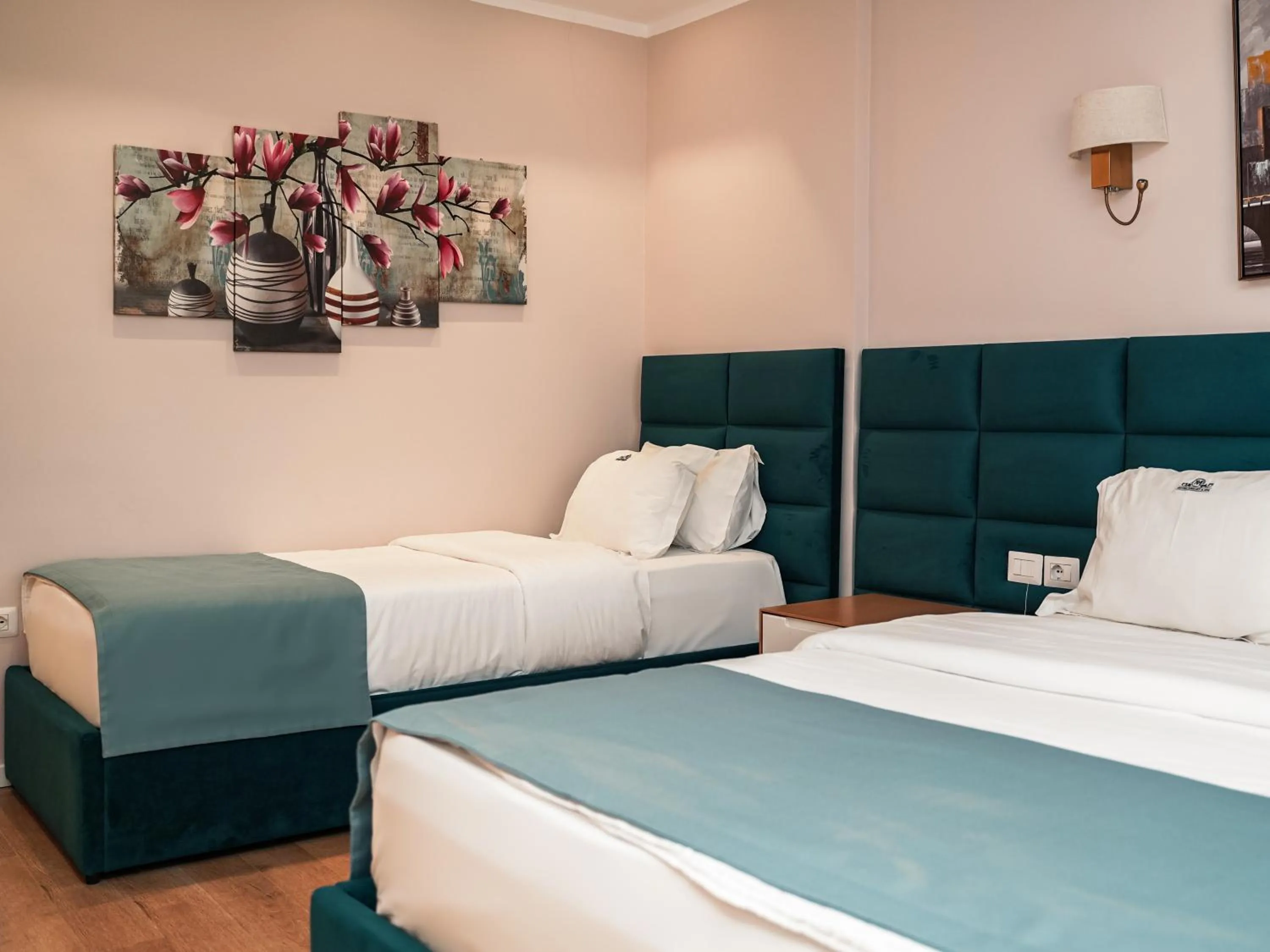 Bed in VM Resort & SPA