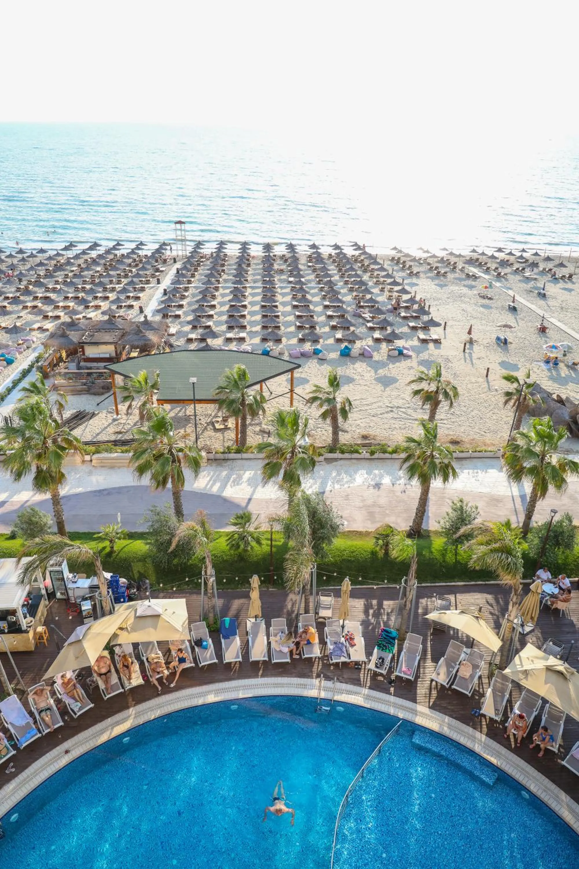 Pool view in VM Resort & SPA