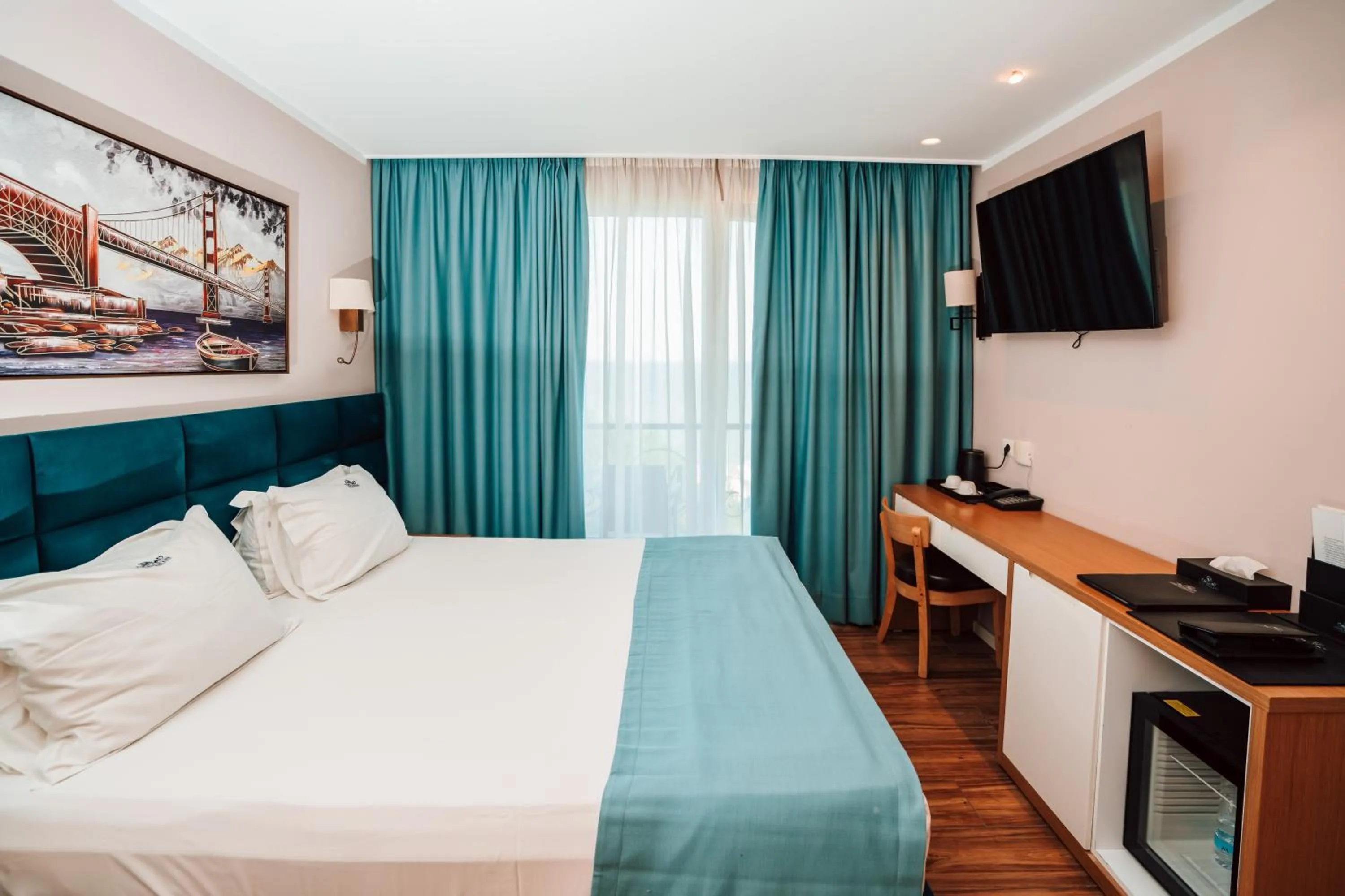 Bed in VM Resort & SPA