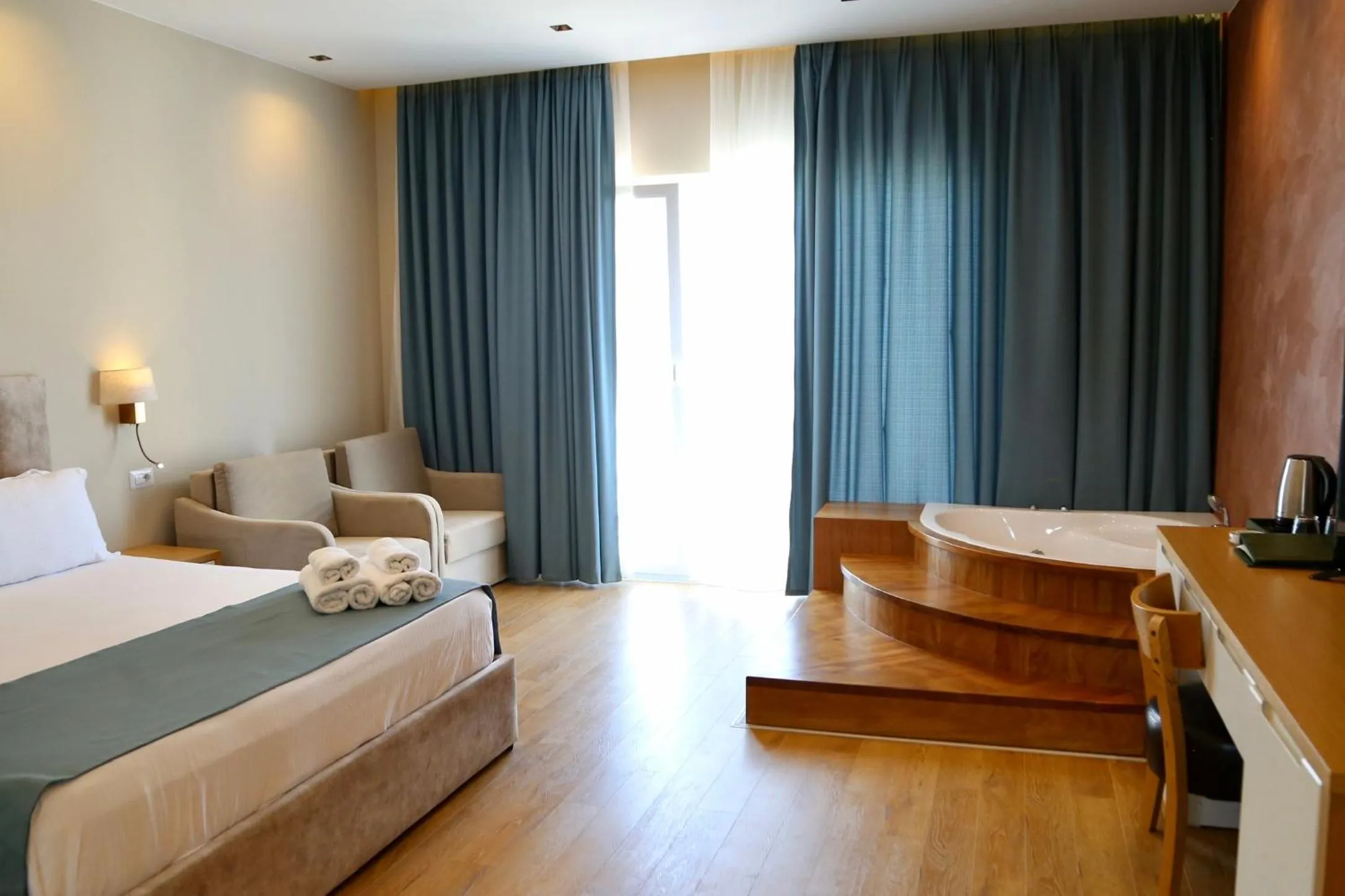 Bed in VM Resort & SPA