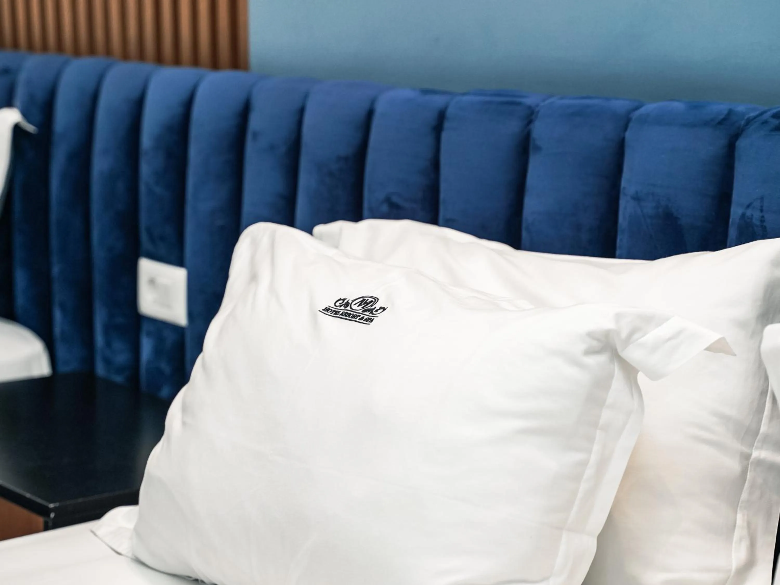 Bed in VM Resort & SPA