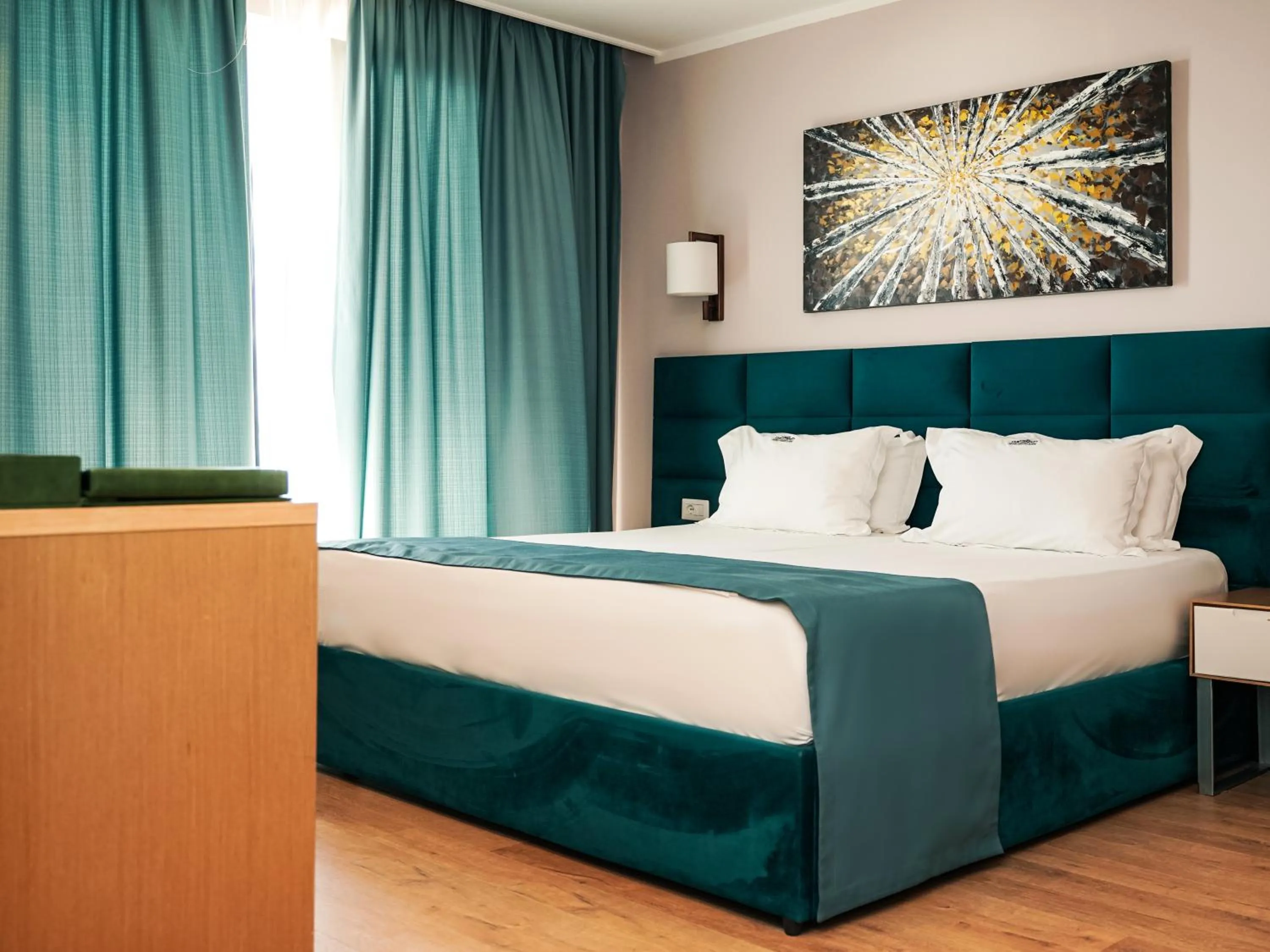 Bed in VM Resort & SPA