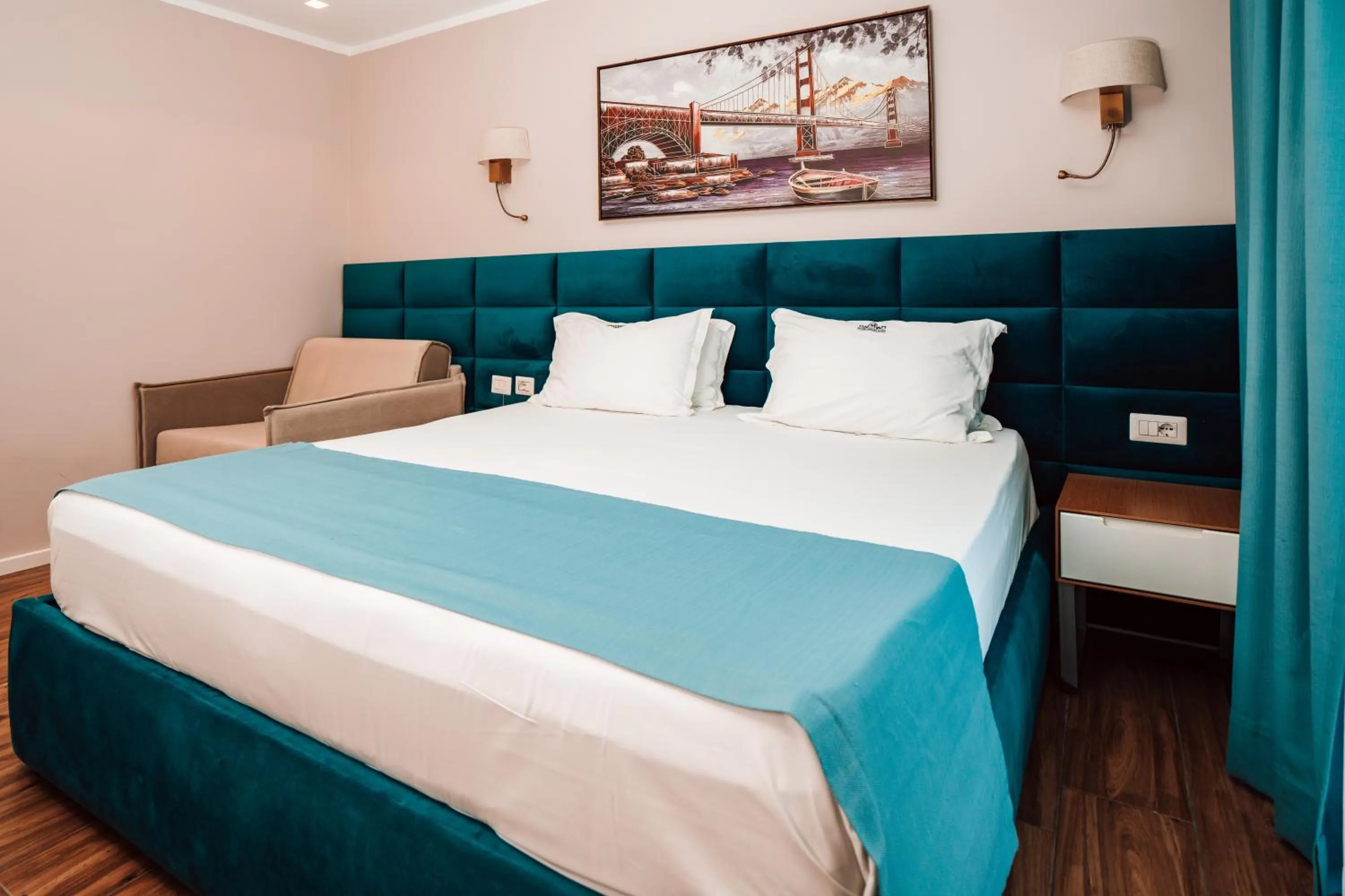 Bed in VM Resort & SPA