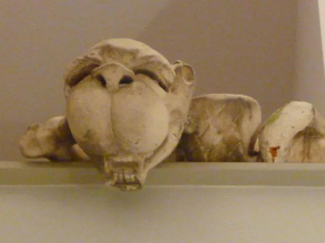 Decorative detail in Le Jardin de la Reyssouze