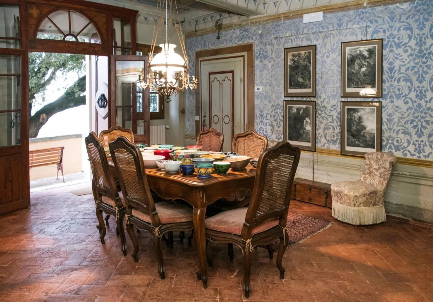 Lobby or reception in Villa Moris bed and breakfast